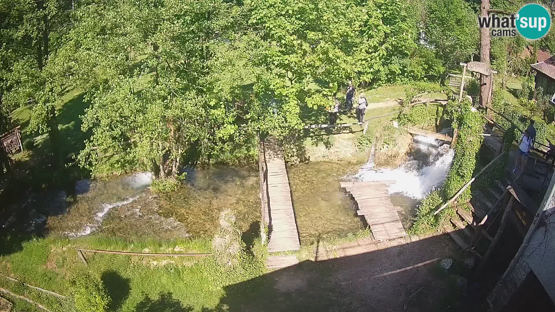 Jezera na reki Slunjčica v Rastokah