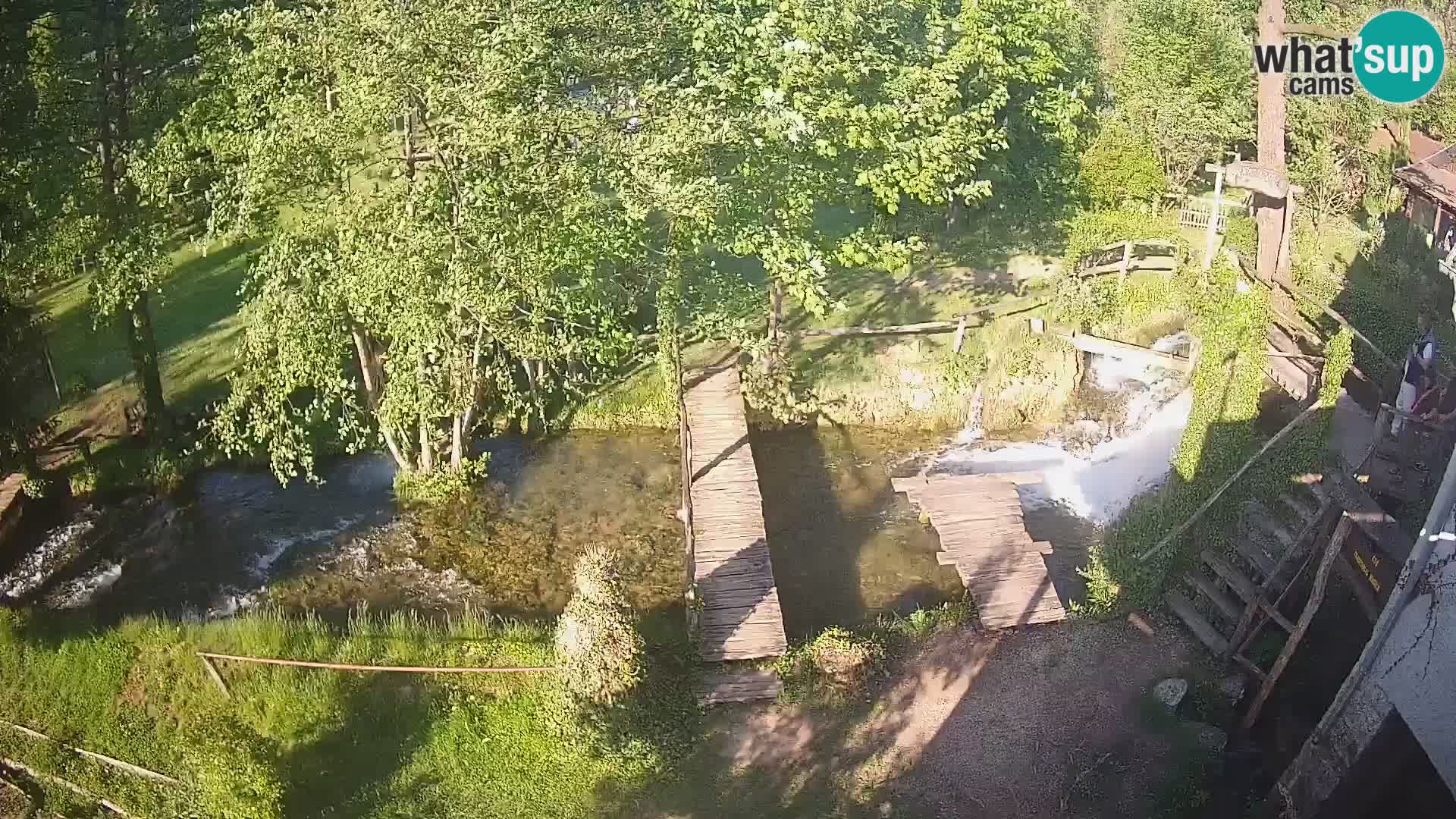 Jezera na reki Slunjčica v Rastokah