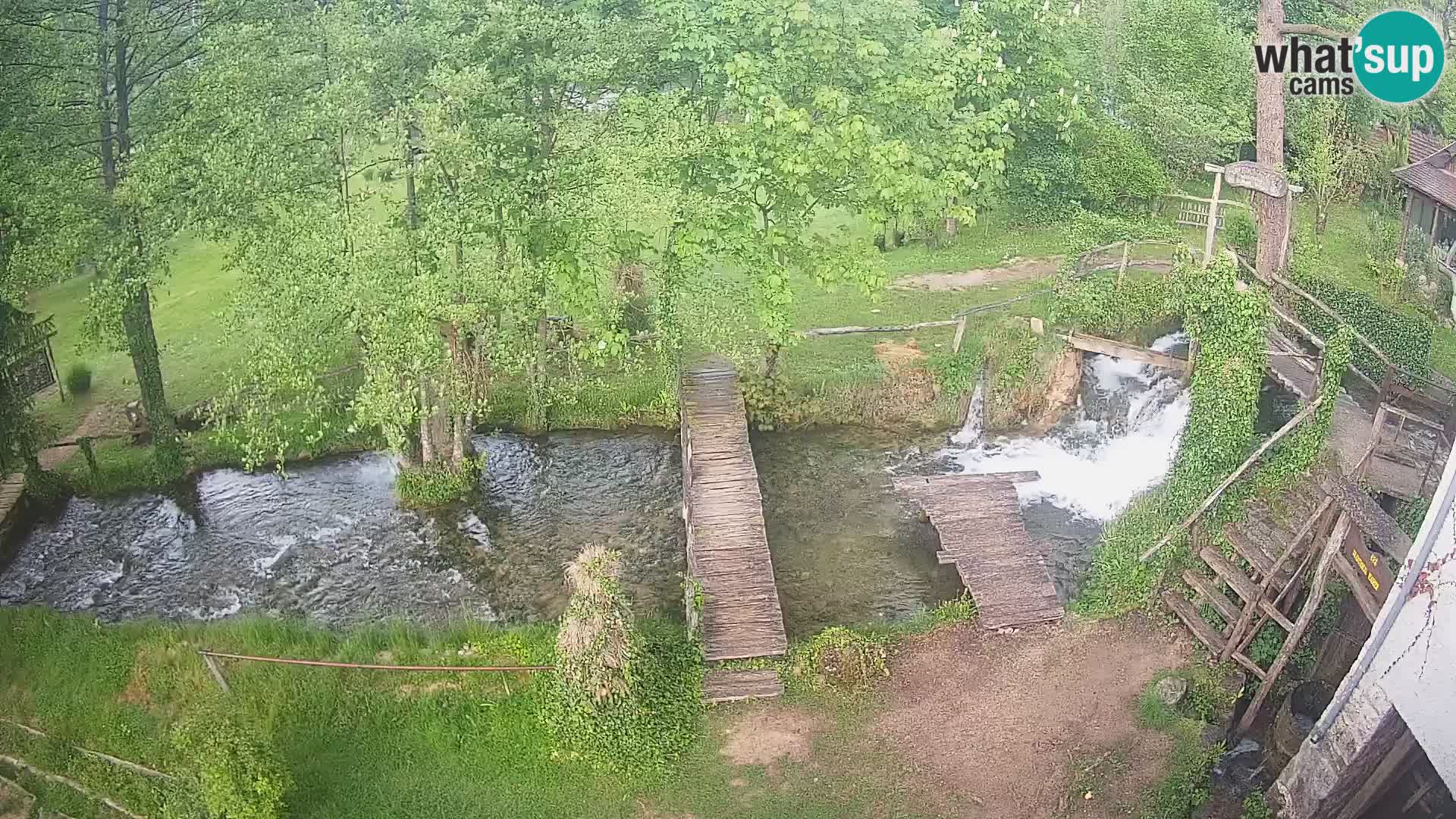 Seen auf dem Fluss Slunjčica in Rastoke
