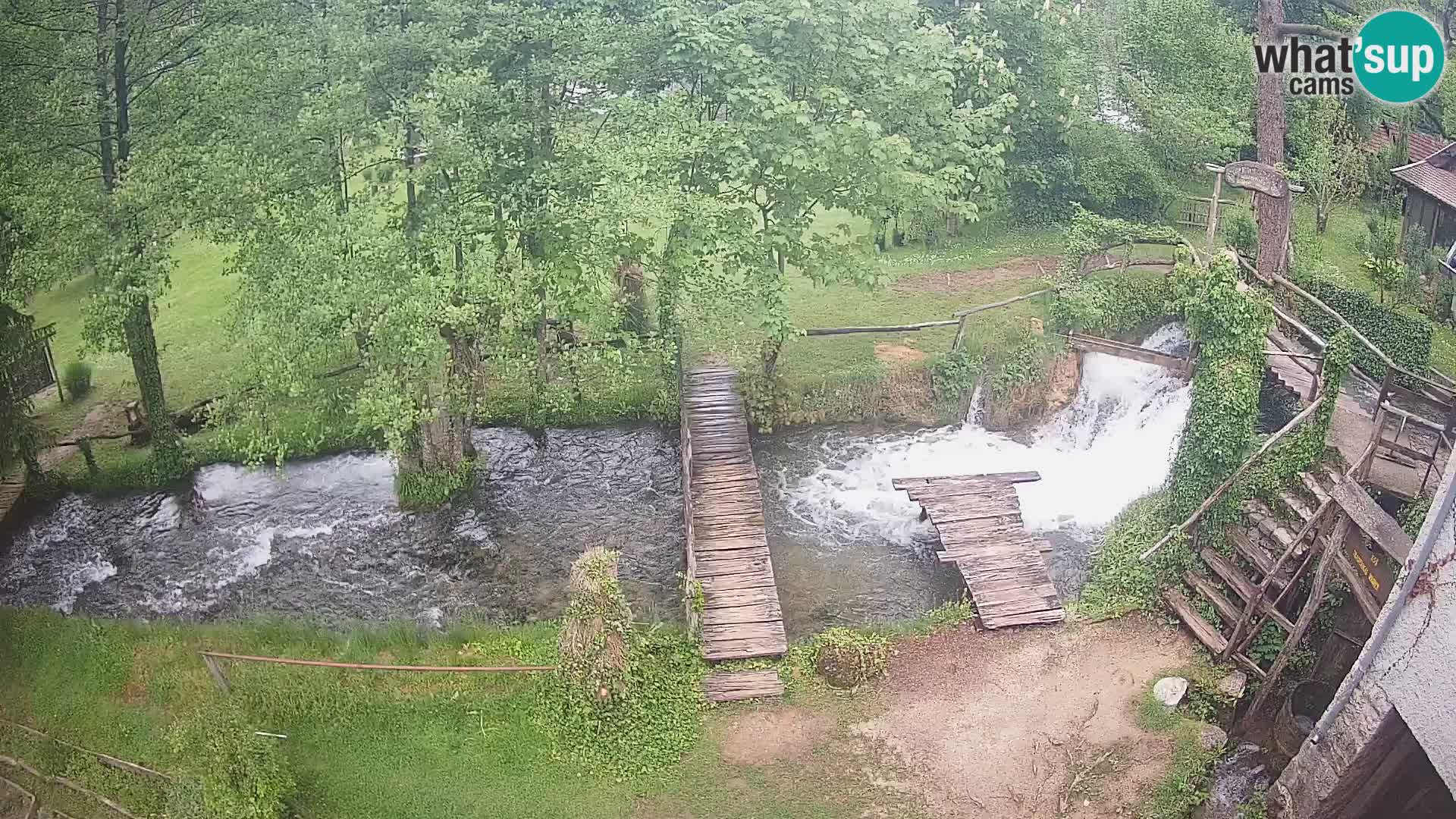 Lacs sur la rivière Slunjčica dans Rastoke