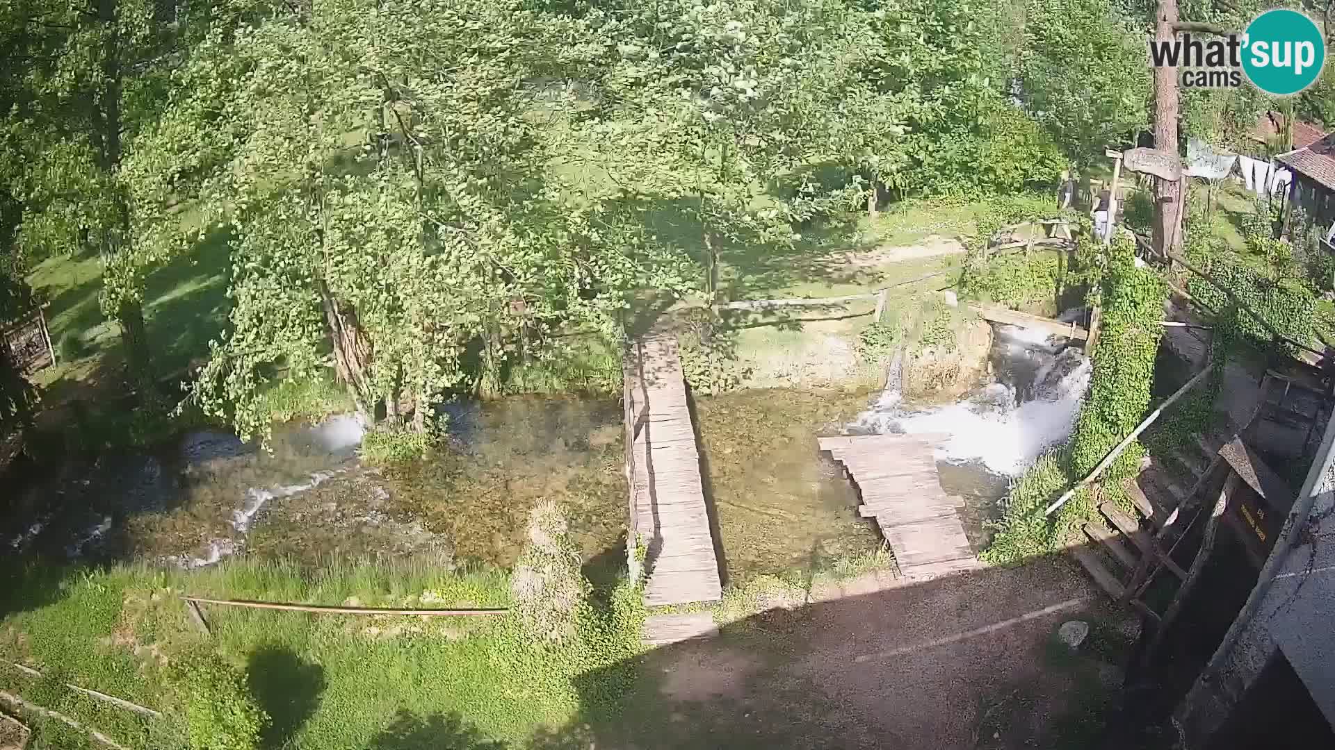 Jezera na reki Slunjčica v Rastokah