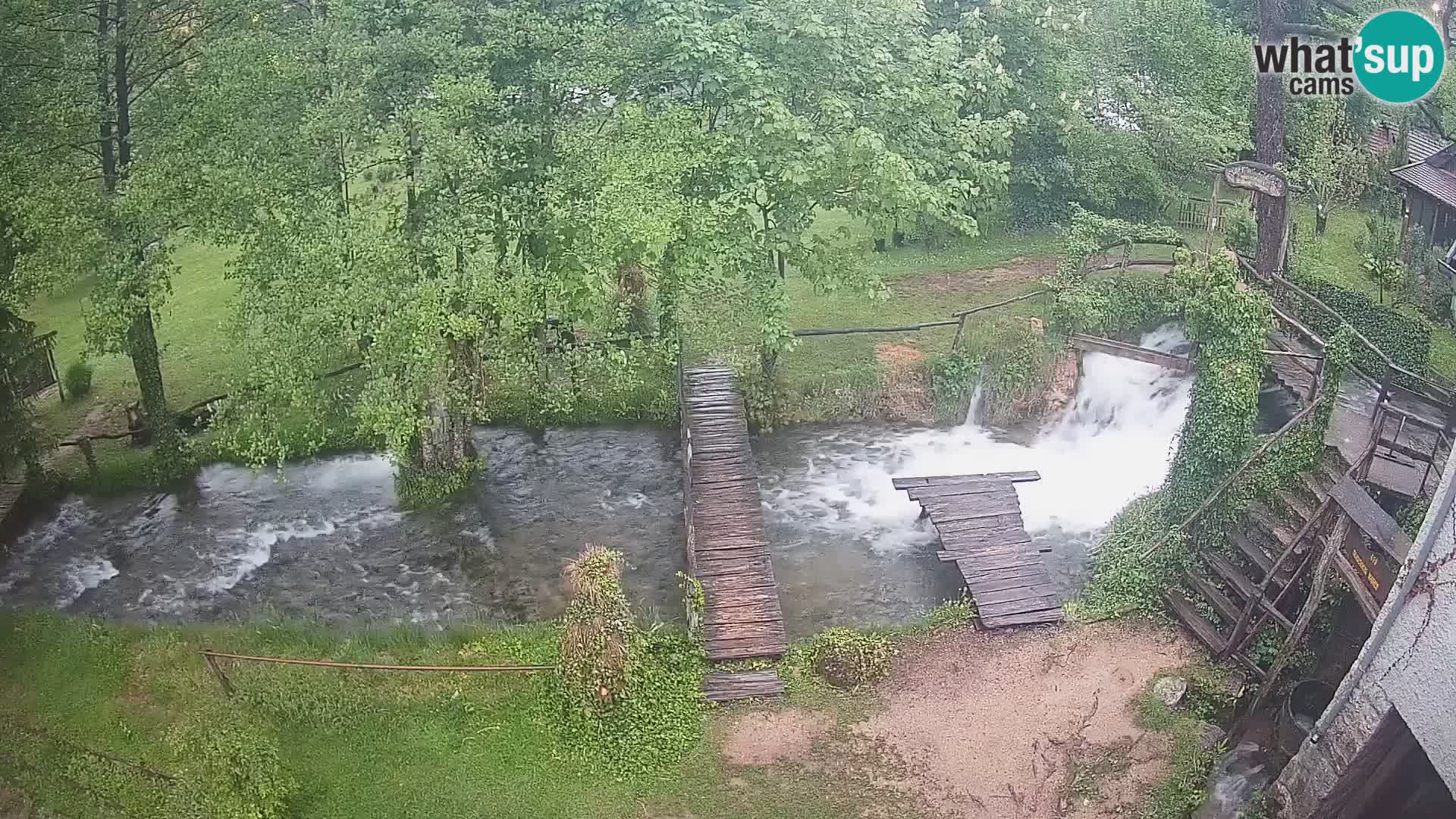Jezera na reki Slunjčica v Rastokah