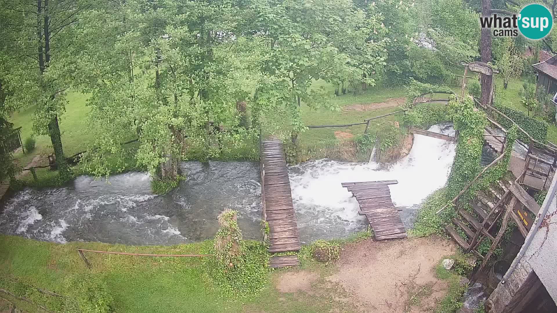 Jezera na reki Slunjčica v Rastokah