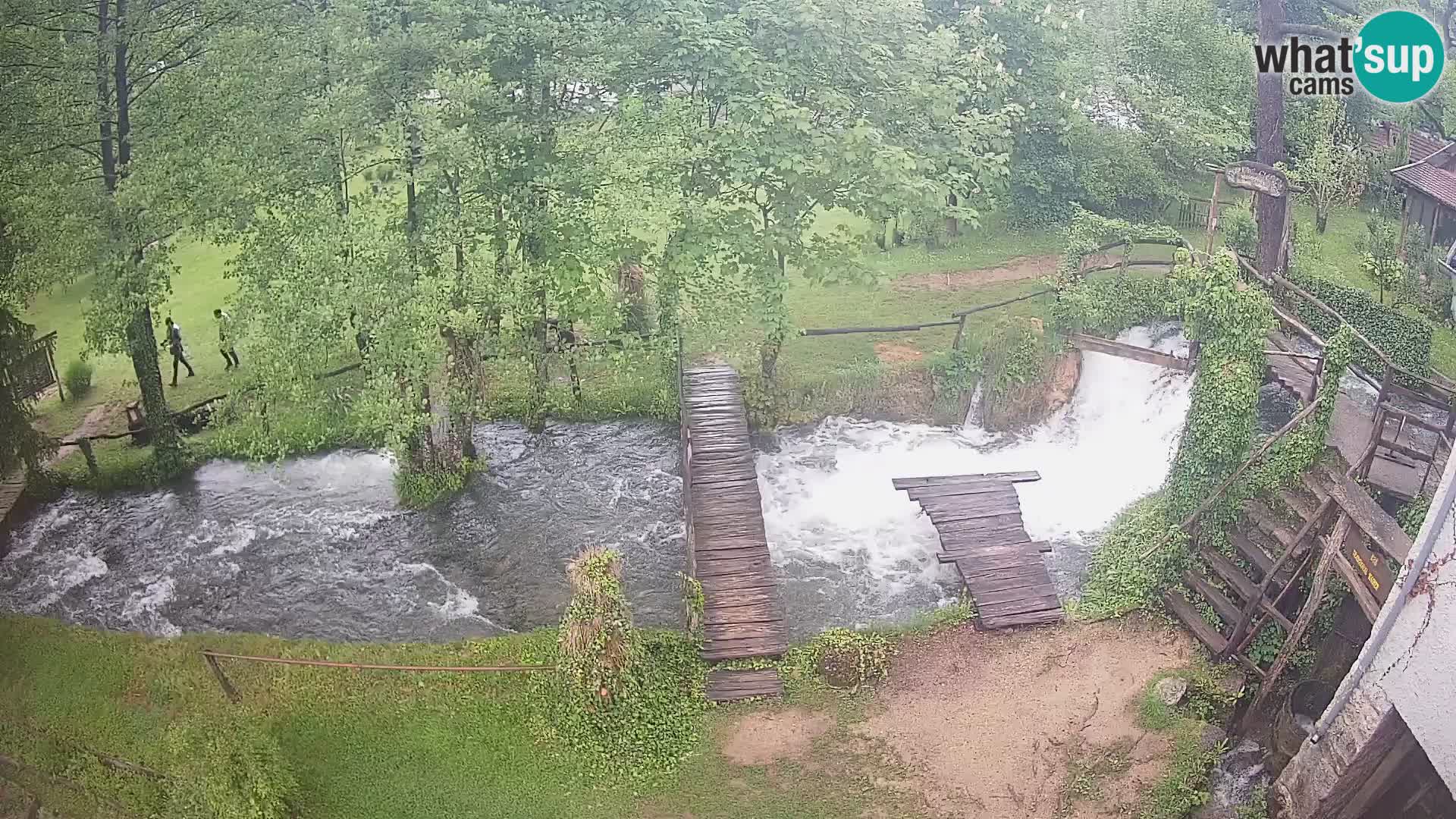 Jezera na reki Slunjčica v Rastokah