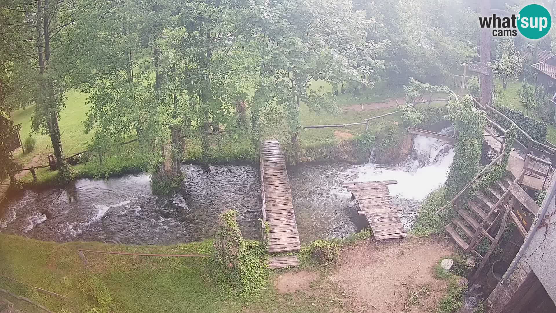 Jezera na reki Slunjčica v Rastokah
