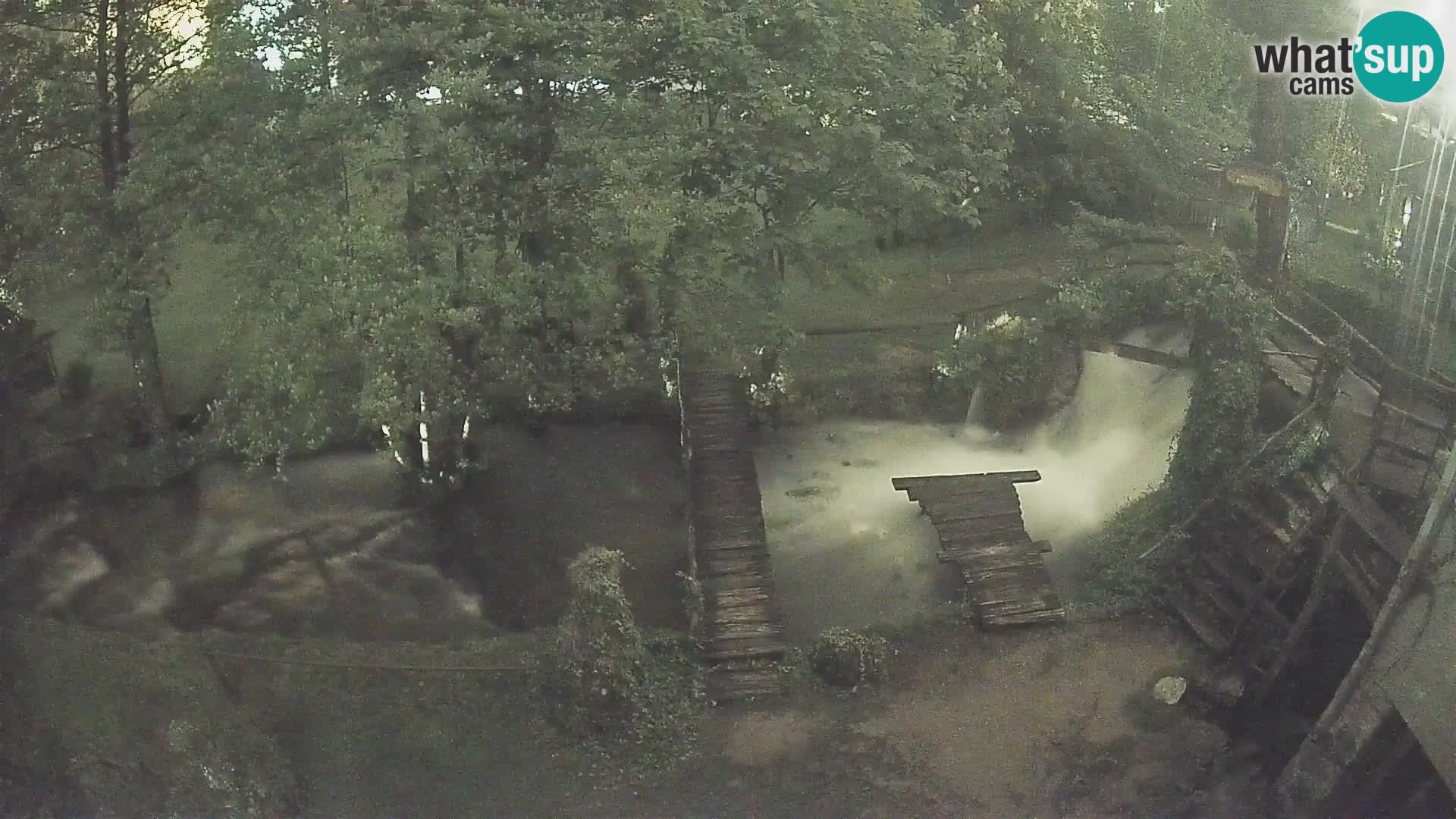 Seen auf dem Fluss Slunjčica in Rastoke