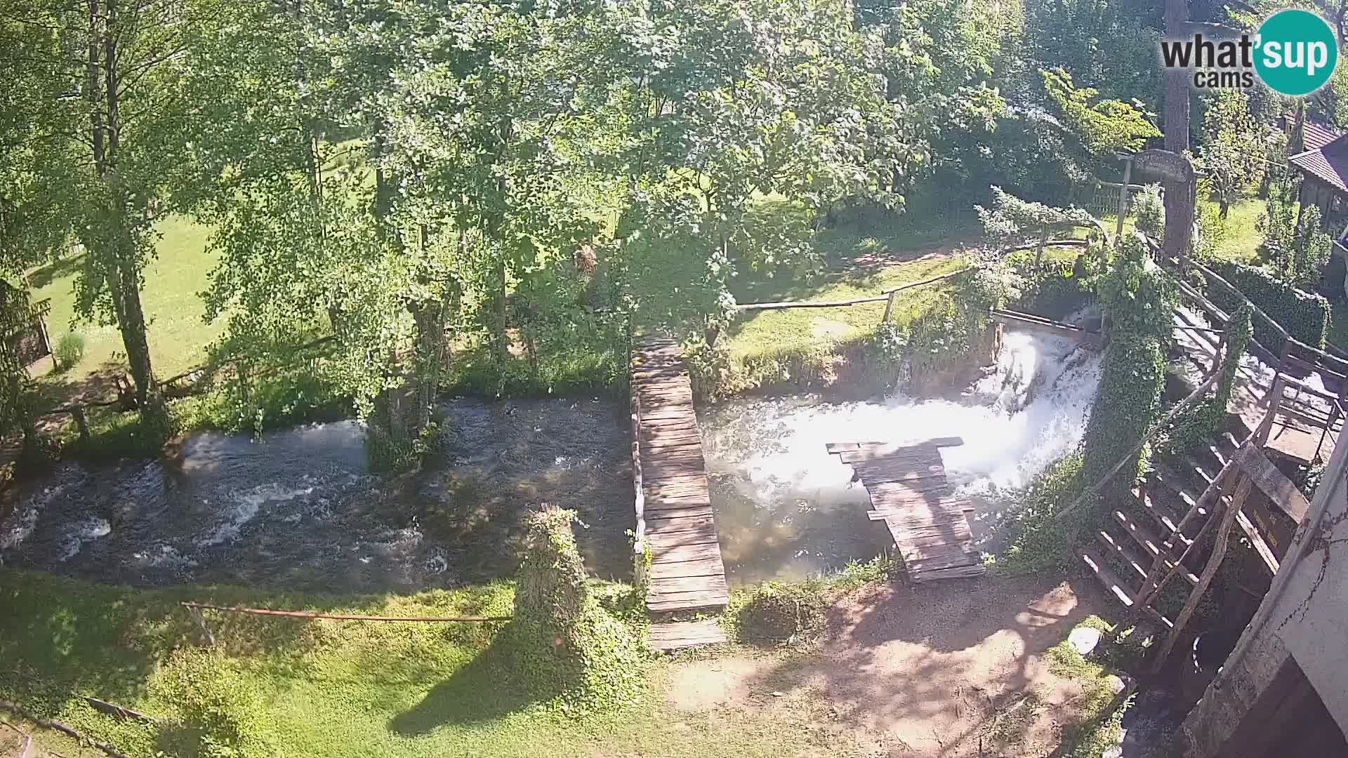 Jezera na reki Slunjčica v Rastokah