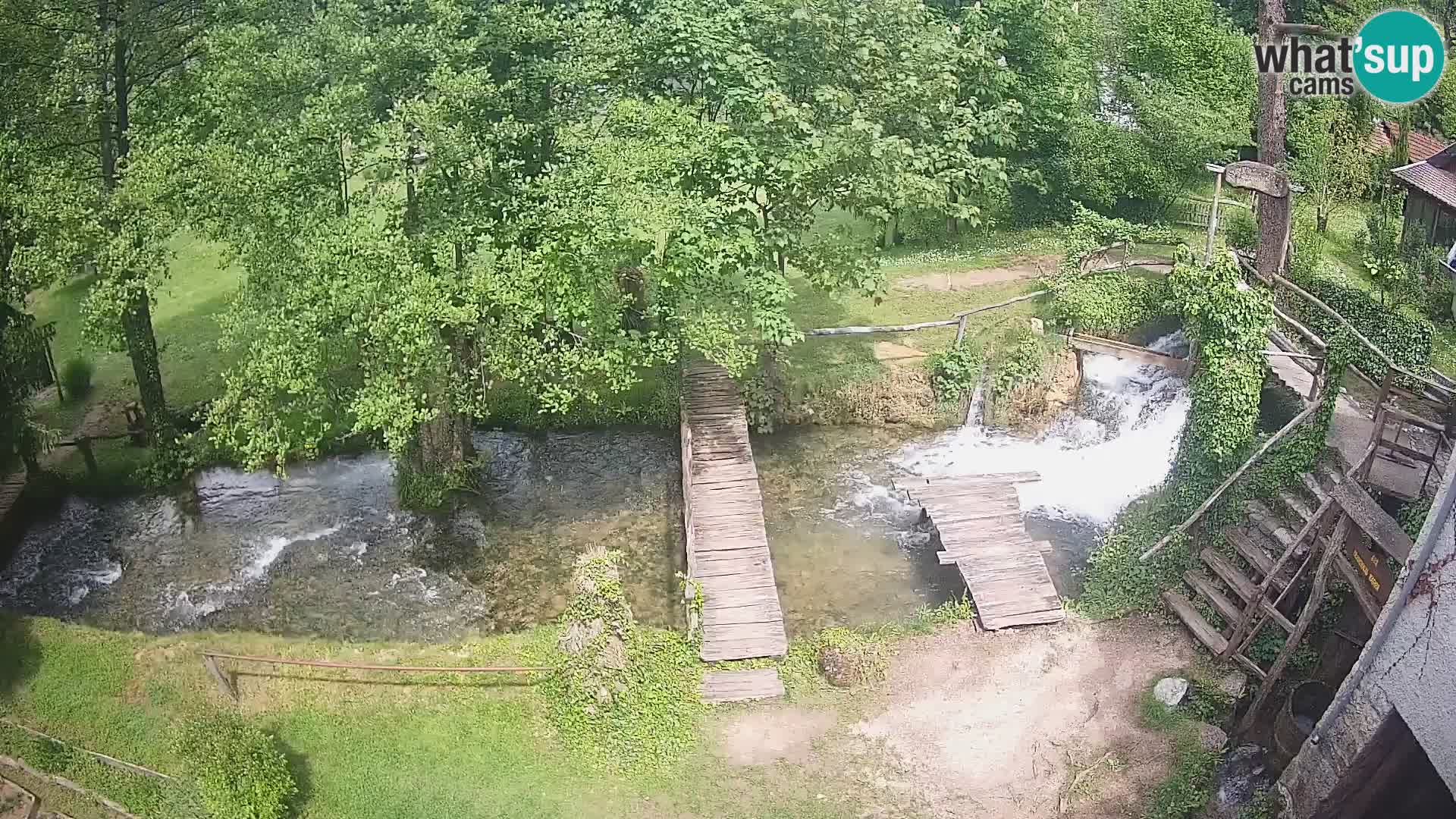 Jezera na reki Slunjčica v Rastokah