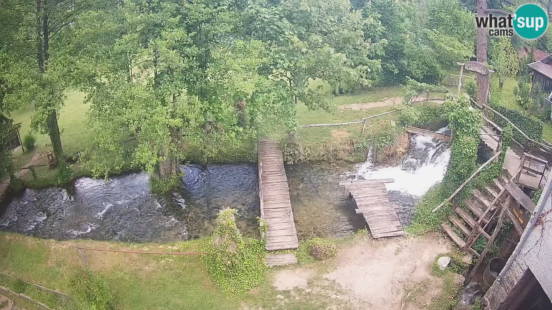 Jezera na reki Slunjčica v Rastokah