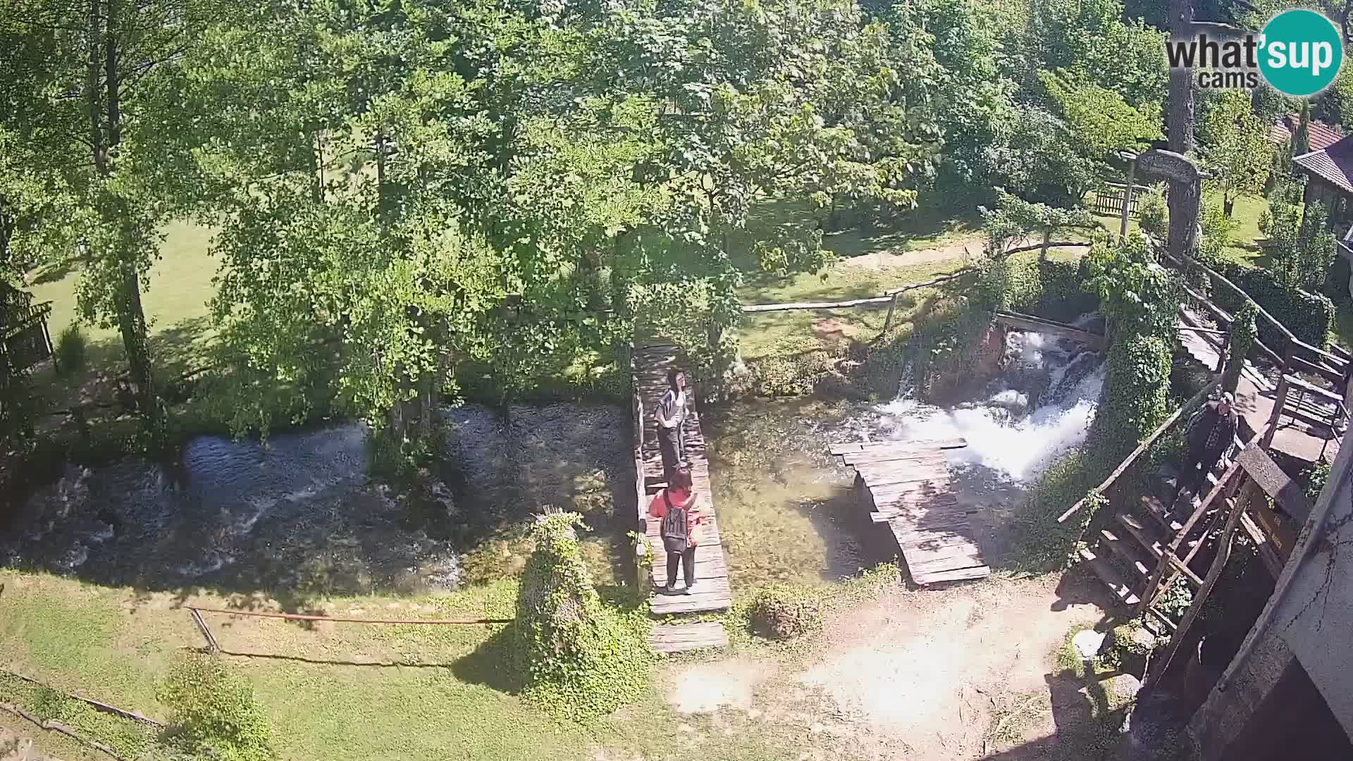 Jezera na reki Slunjčica v Rastokah