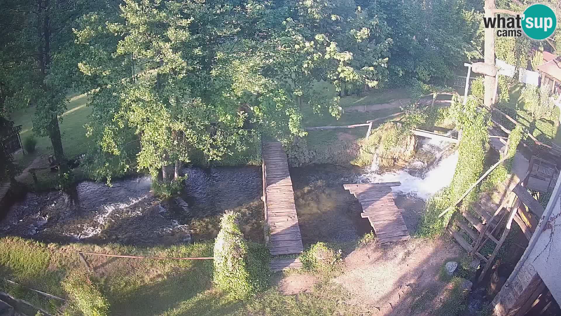 Jezera na reki Slunjčica v Rastokah