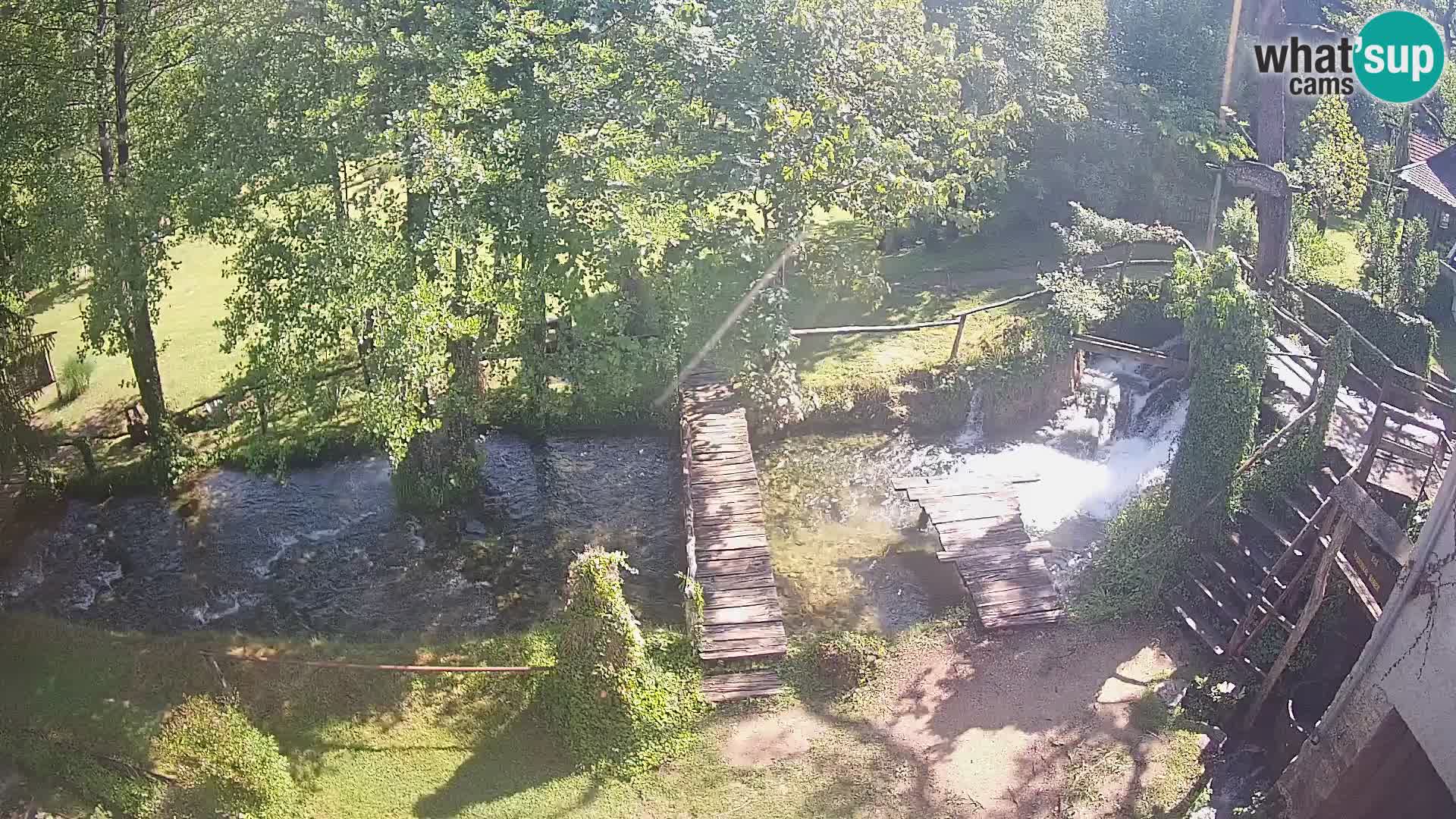 Jezera na reki Slunjčica v Rastokah