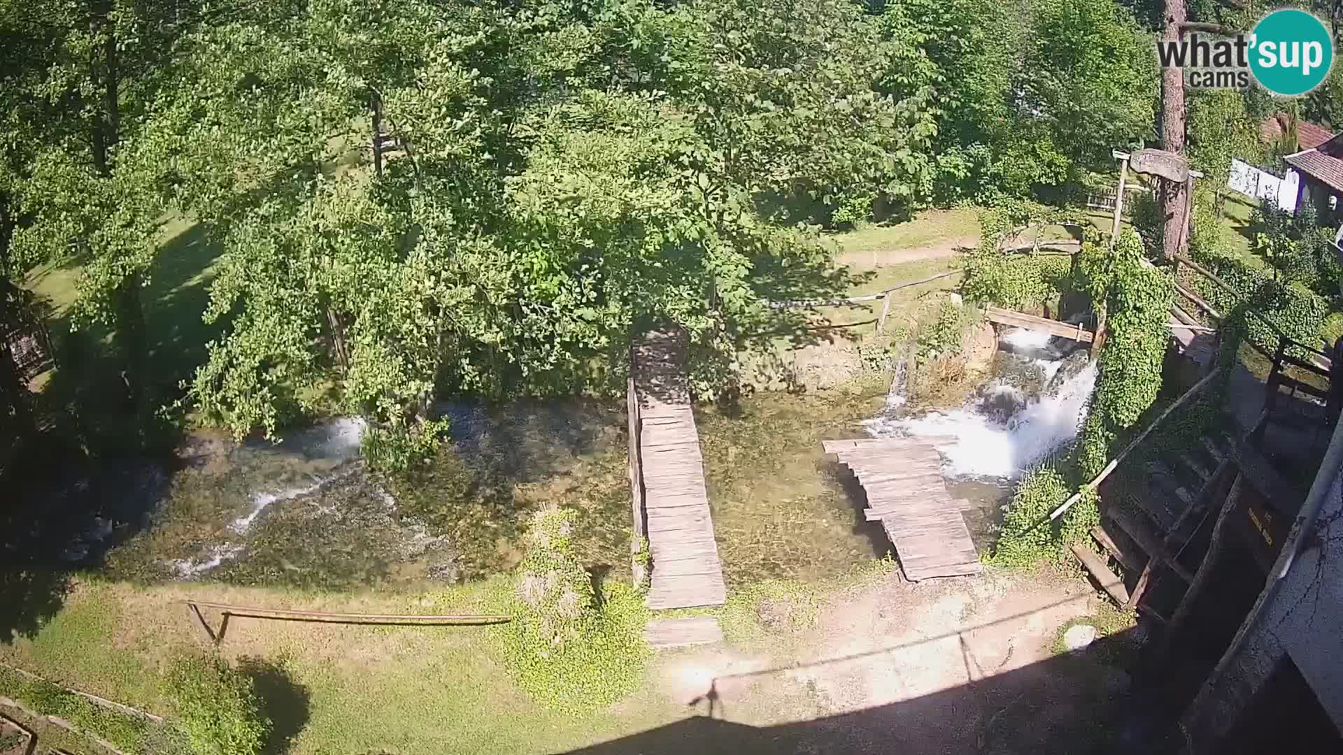 Jezera na reki Slunjčica v Rastokah