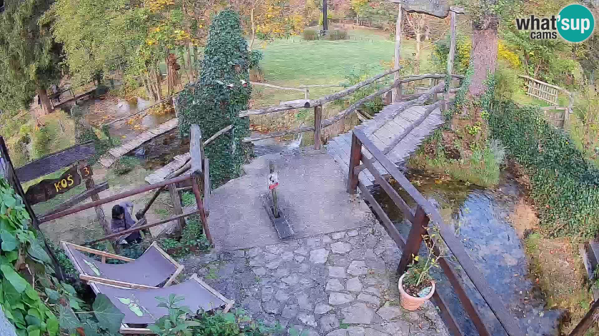 Seen auf dem Fluss Slunjčica in Rastoke
