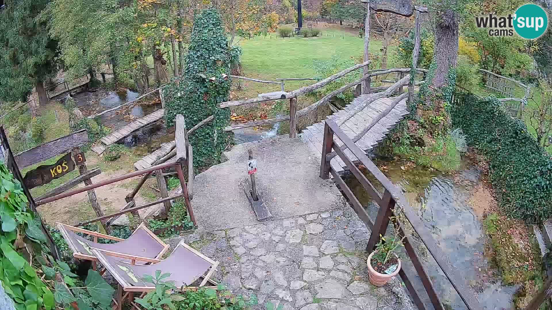 Jezera na reki Slunjčica v Rastokah