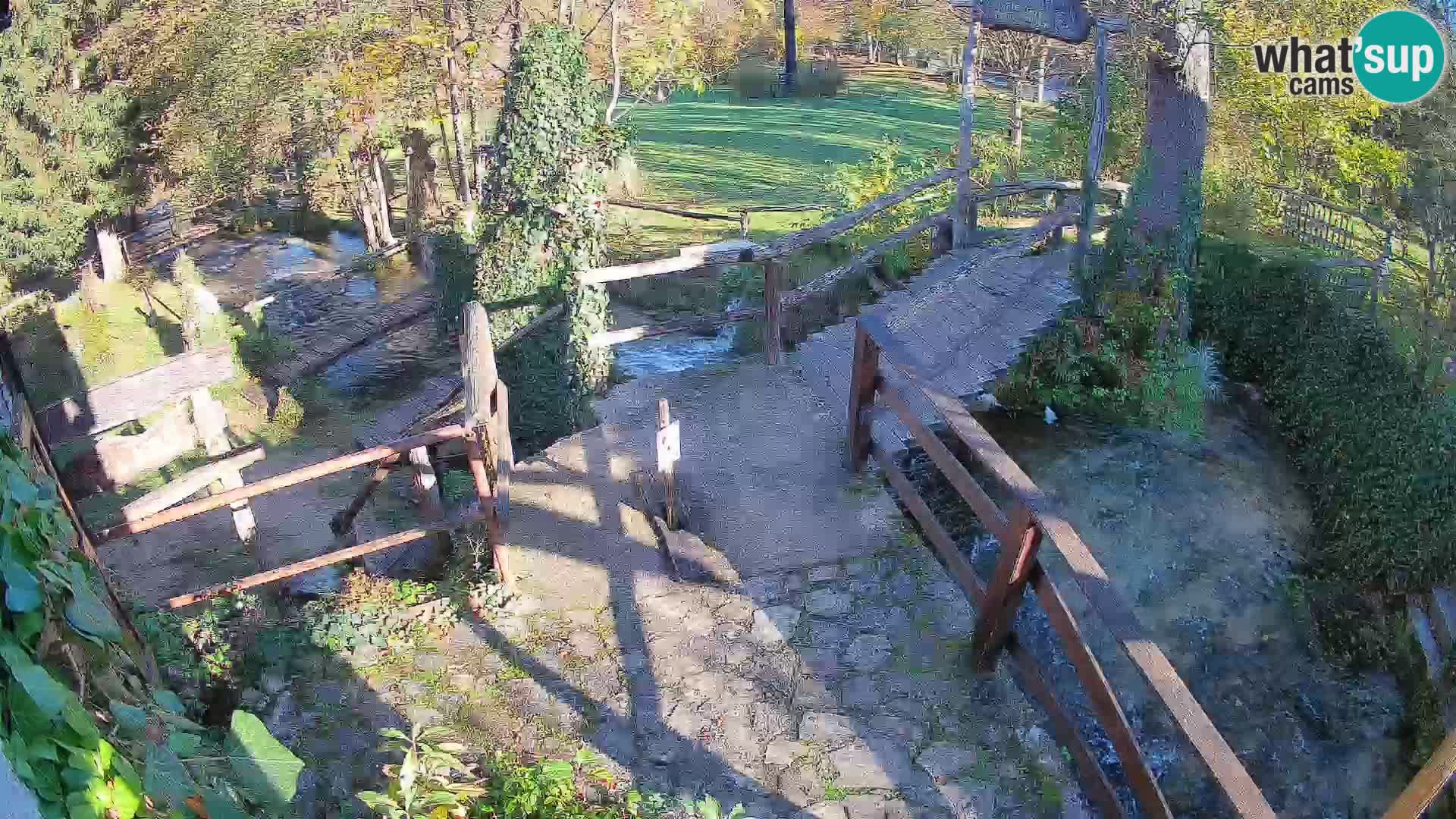 lagos en el río Slunjčica en Rastoke