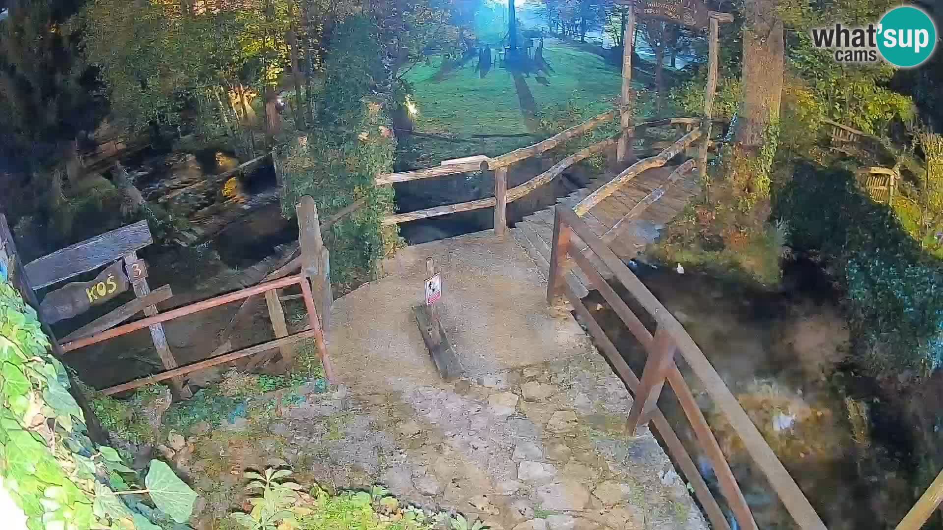 lagos en el río Slunjčica en Rastoke