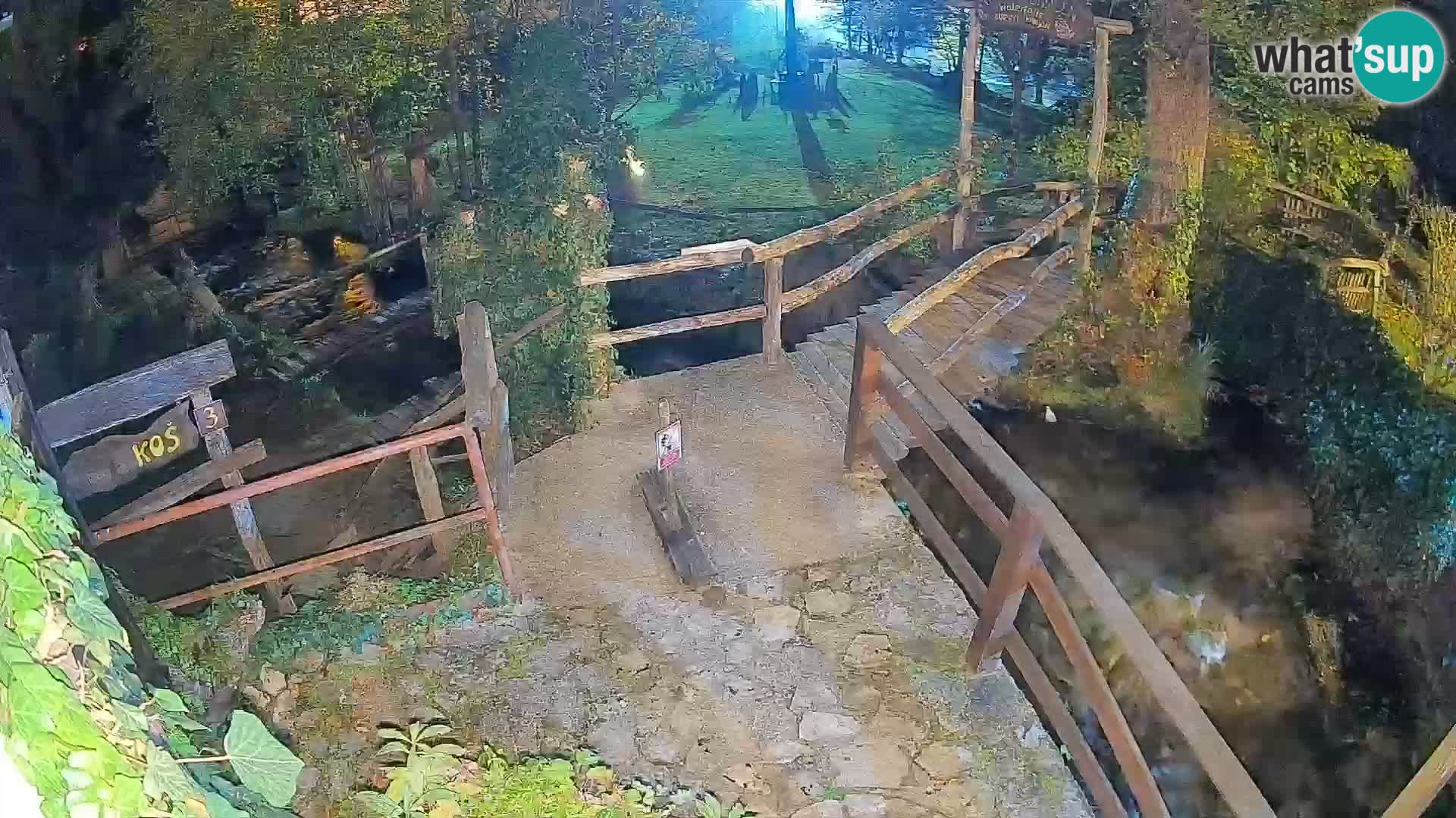 Jezera na reki Slunjčica v Rastokah