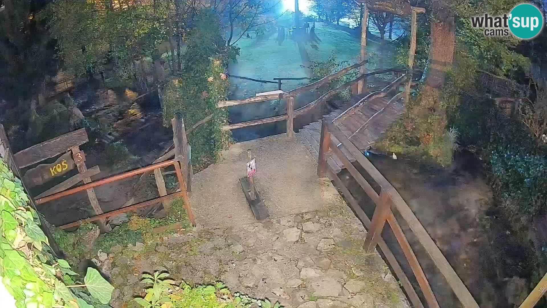 Jezera na reki Slunjčica v Rastokah