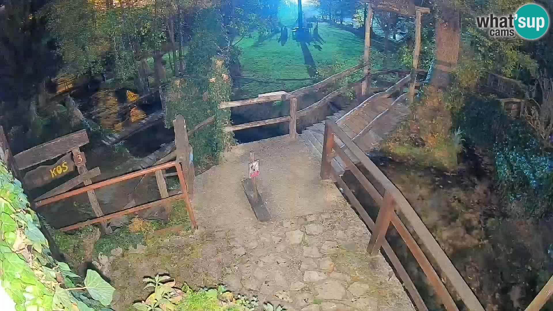 lagos en el río Slunjčica en Rastoke