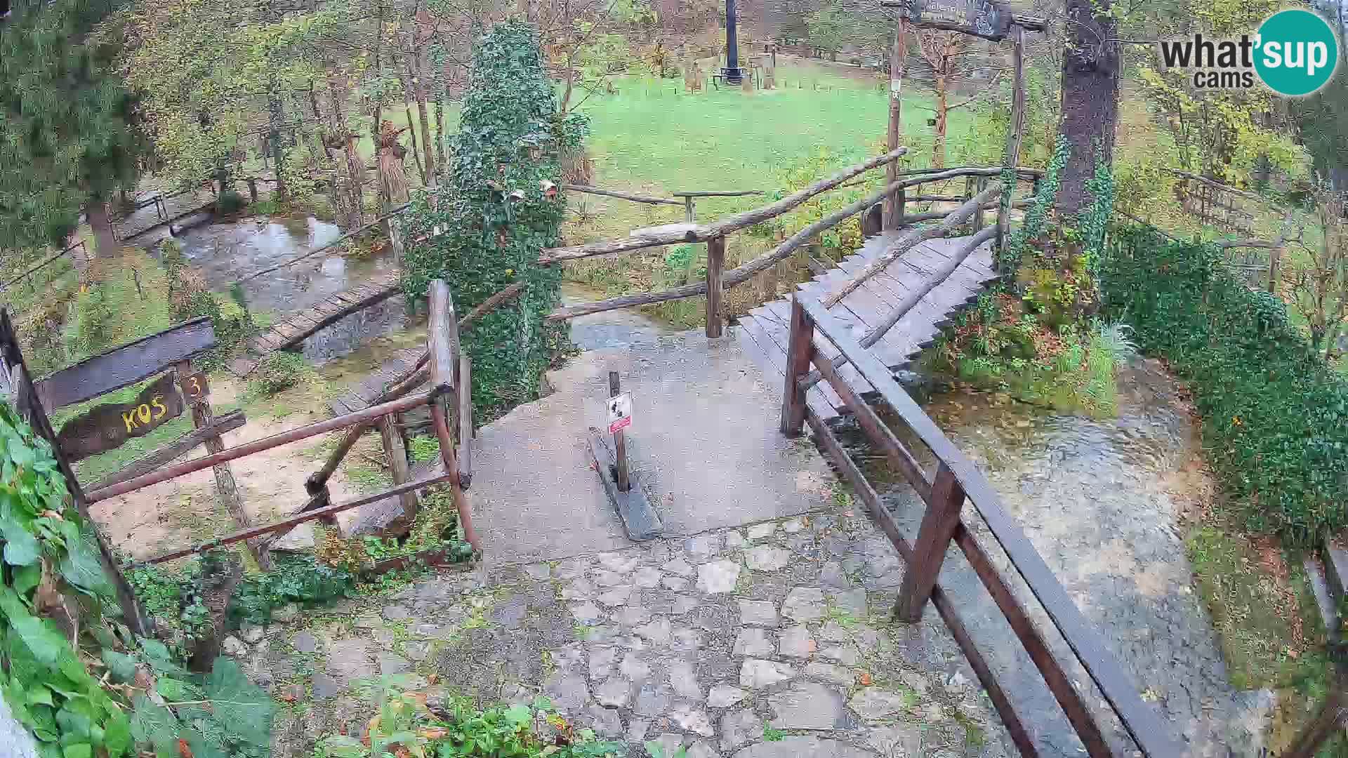 Seen auf dem Fluss Slunjčica in Rastoke
