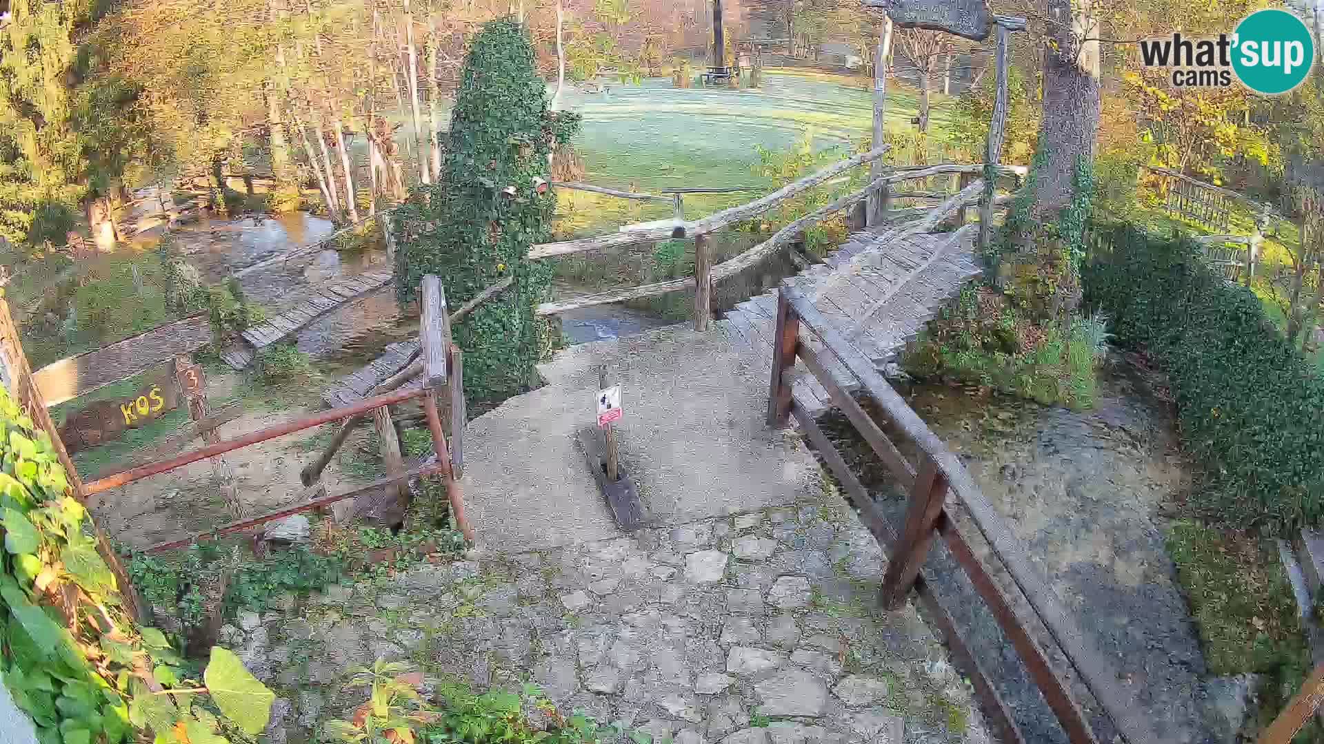 Jezera na reki Slunjčica v Rastokah