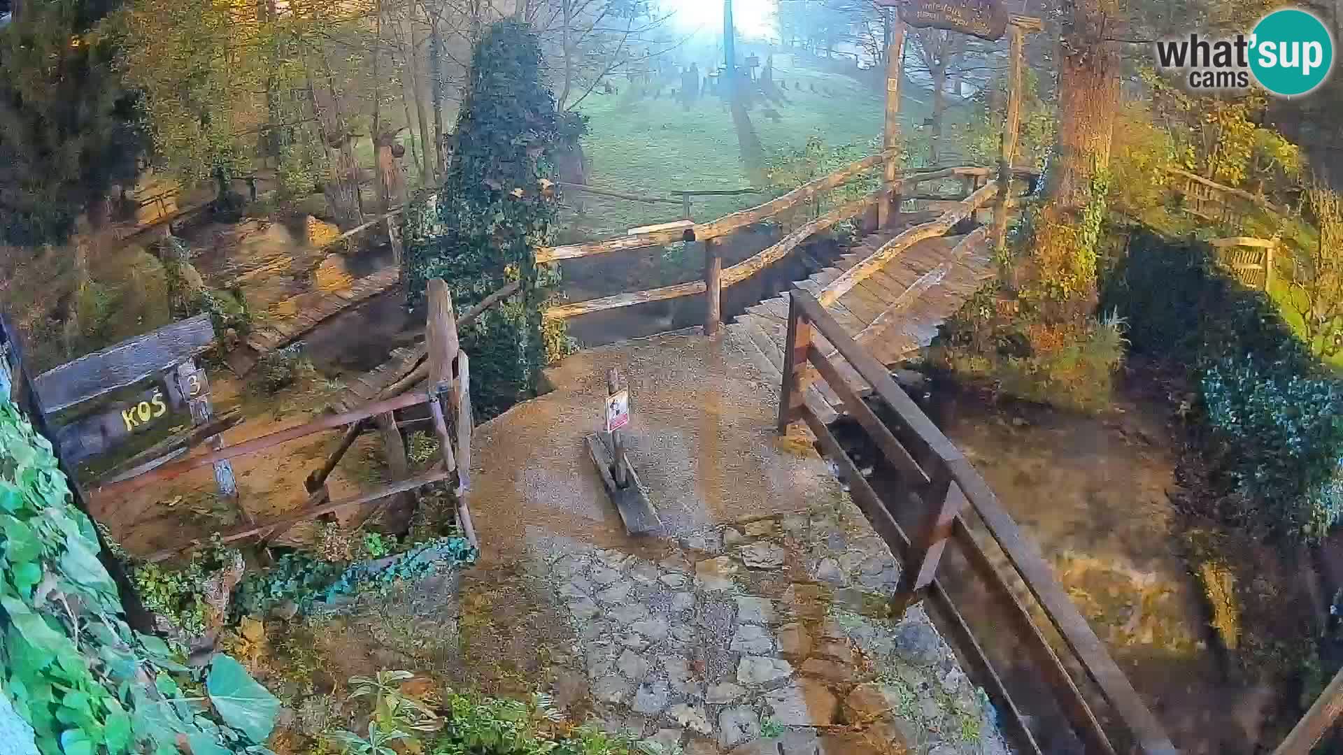 lagos en el río Slunjčica en Rastoke