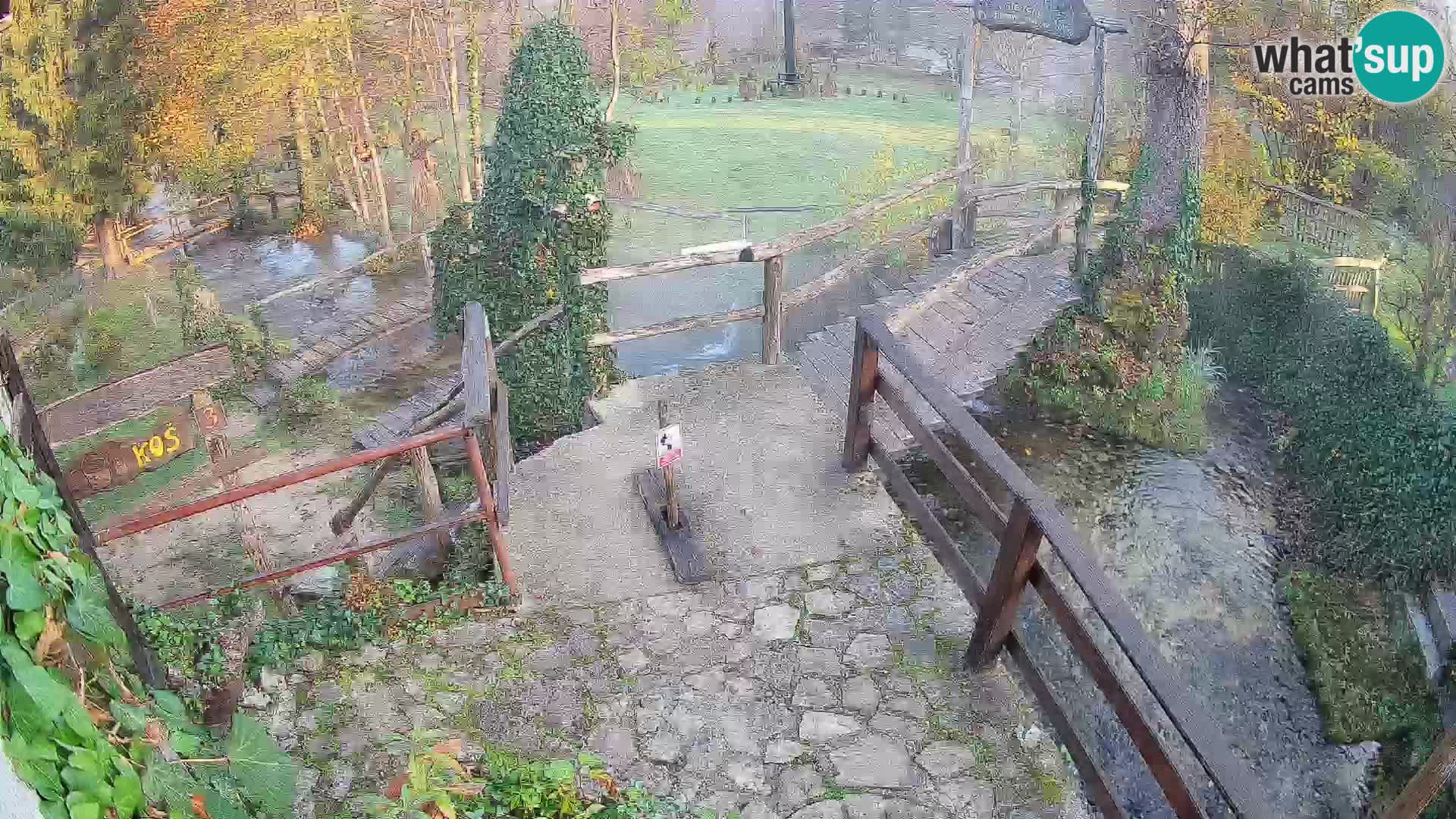 lagos en el río Slunjčica en Rastoke