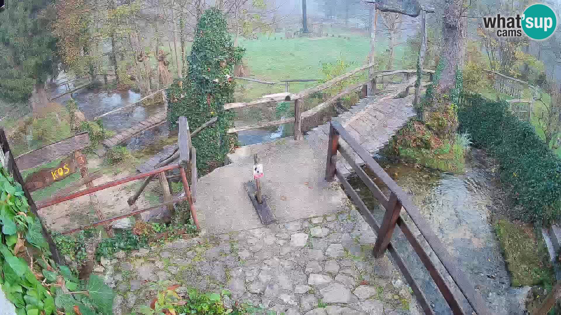 Jezera na reki Slunjčica v Rastokah