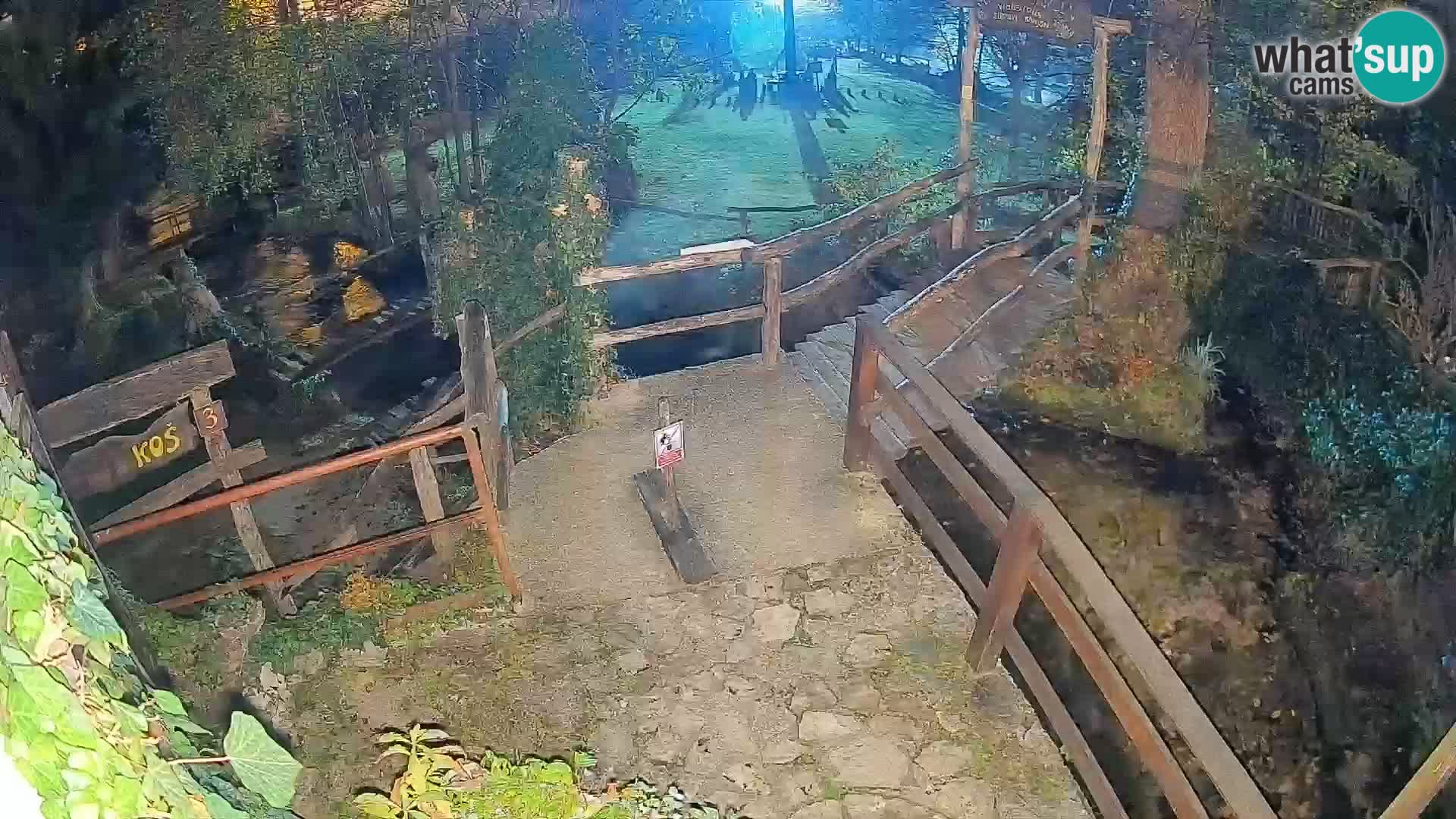 Jezera na reki Slunjčica v Rastokah