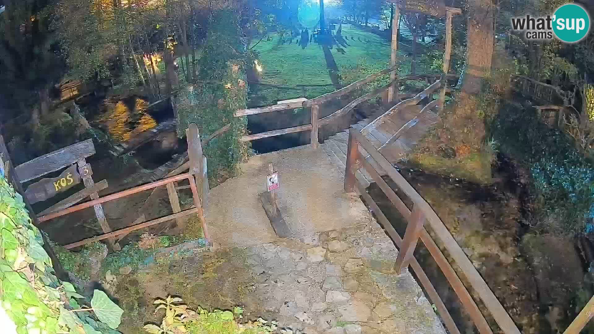 Seen auf dem Fluss Slunjčica in Rastoke