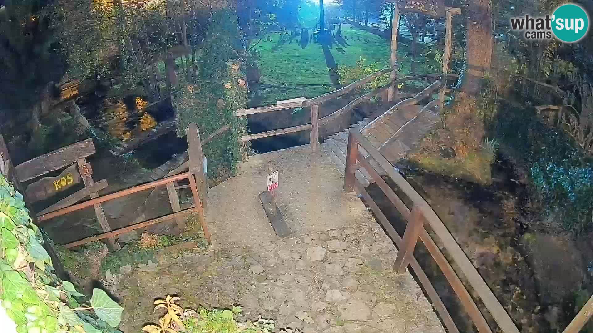 lagos en el río Slunjčica en Rastoke