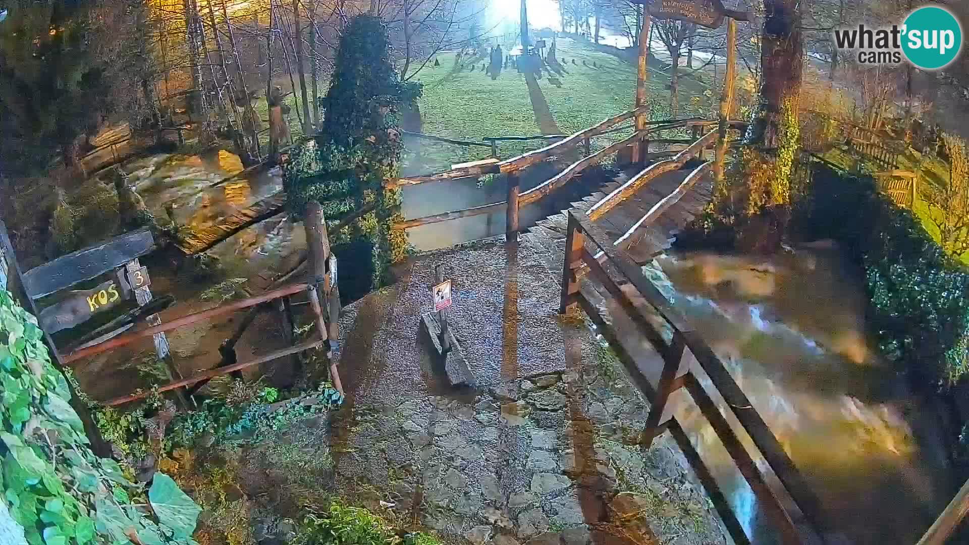 Jezera na reki Slunjčica v Rastokah