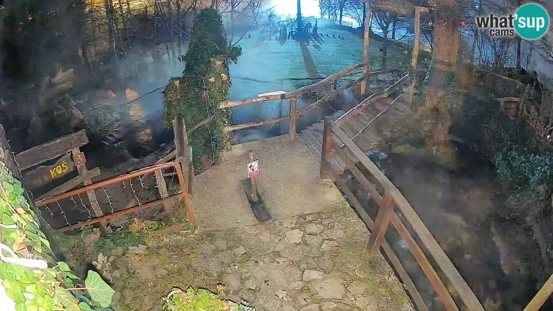 lagos en el río Slunjčica en Rastoke