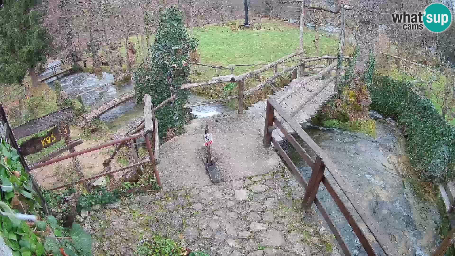 Seen auf dem Fluss Slunjčica in Rastoke