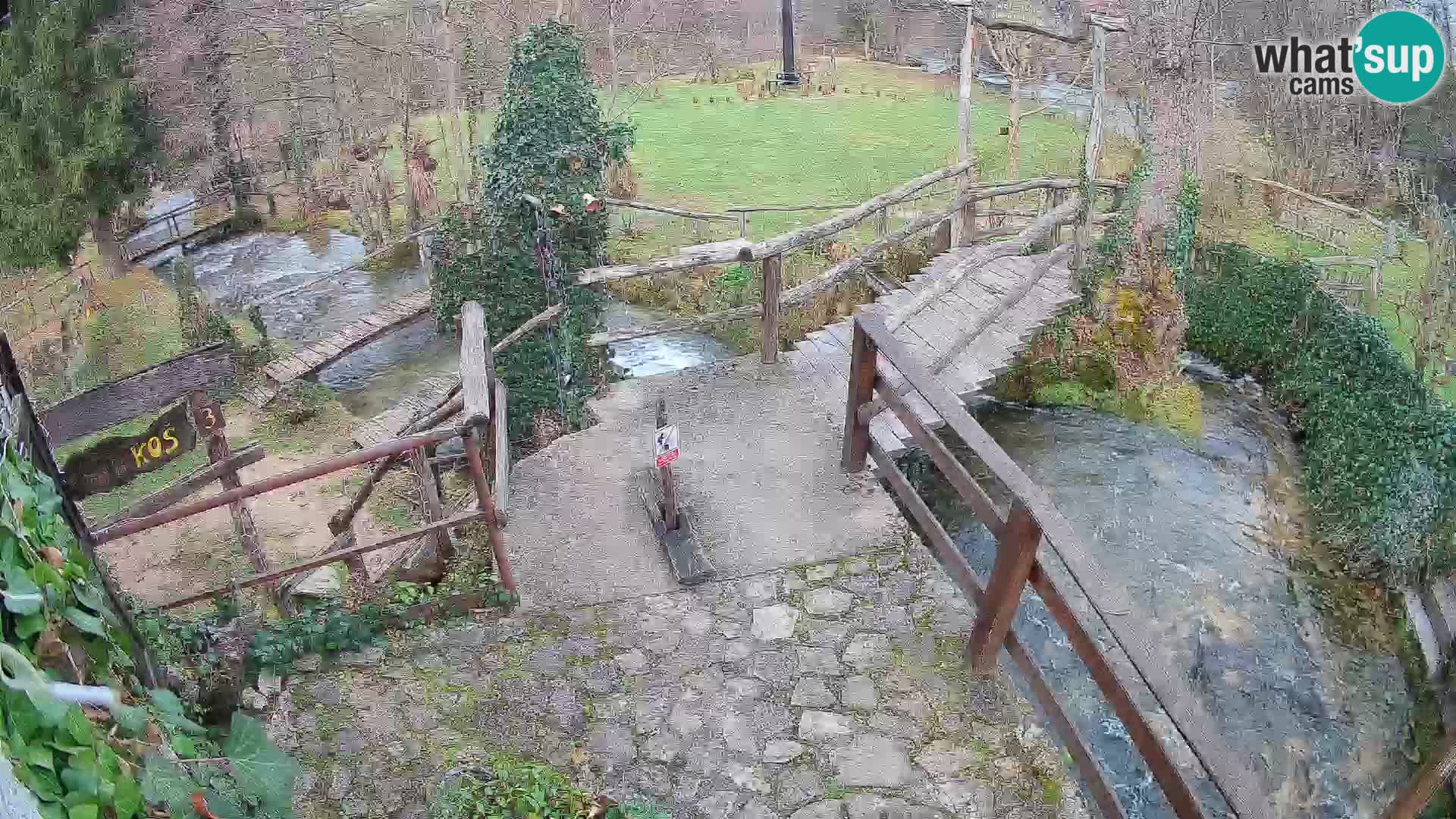Seen auf dem Fluss Slunjčica in Rastoke