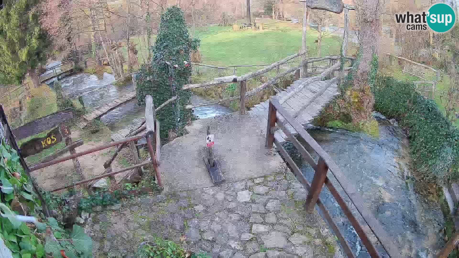 Seen auf dem Fluss Slunjčica in Rastoke