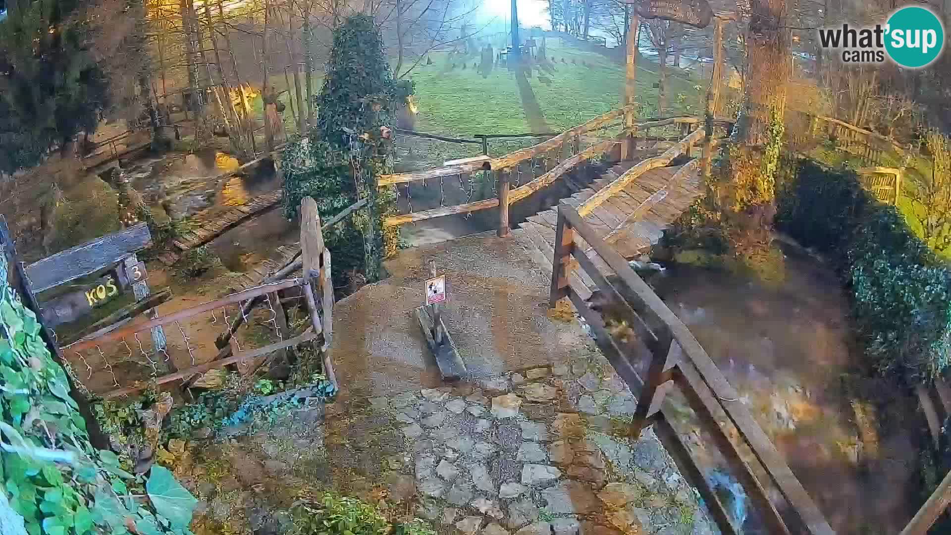 Jezera na reki Slunjčica v Rastokah