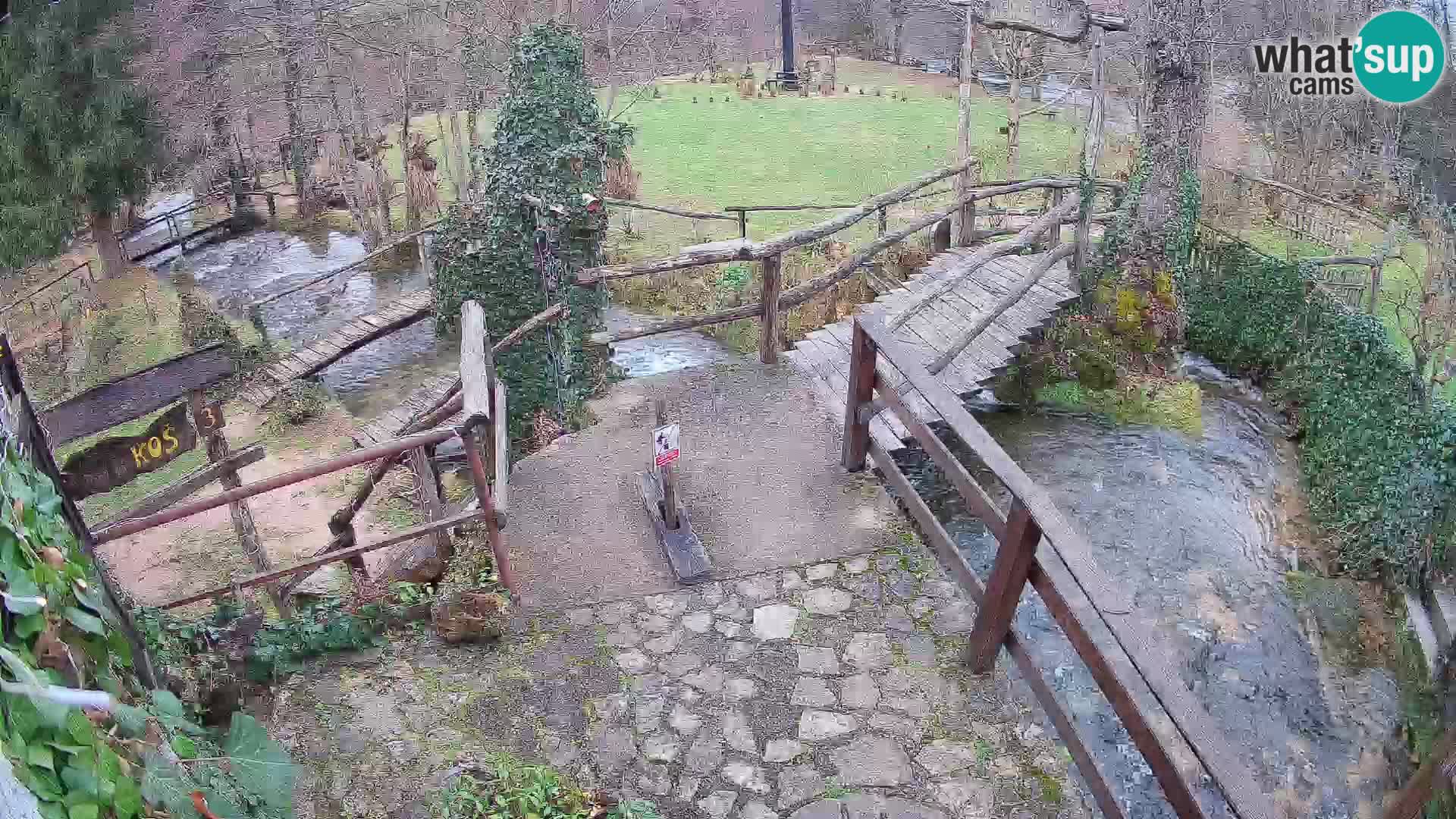 Seen auf dem Fluss Slunjčica in Rastoke