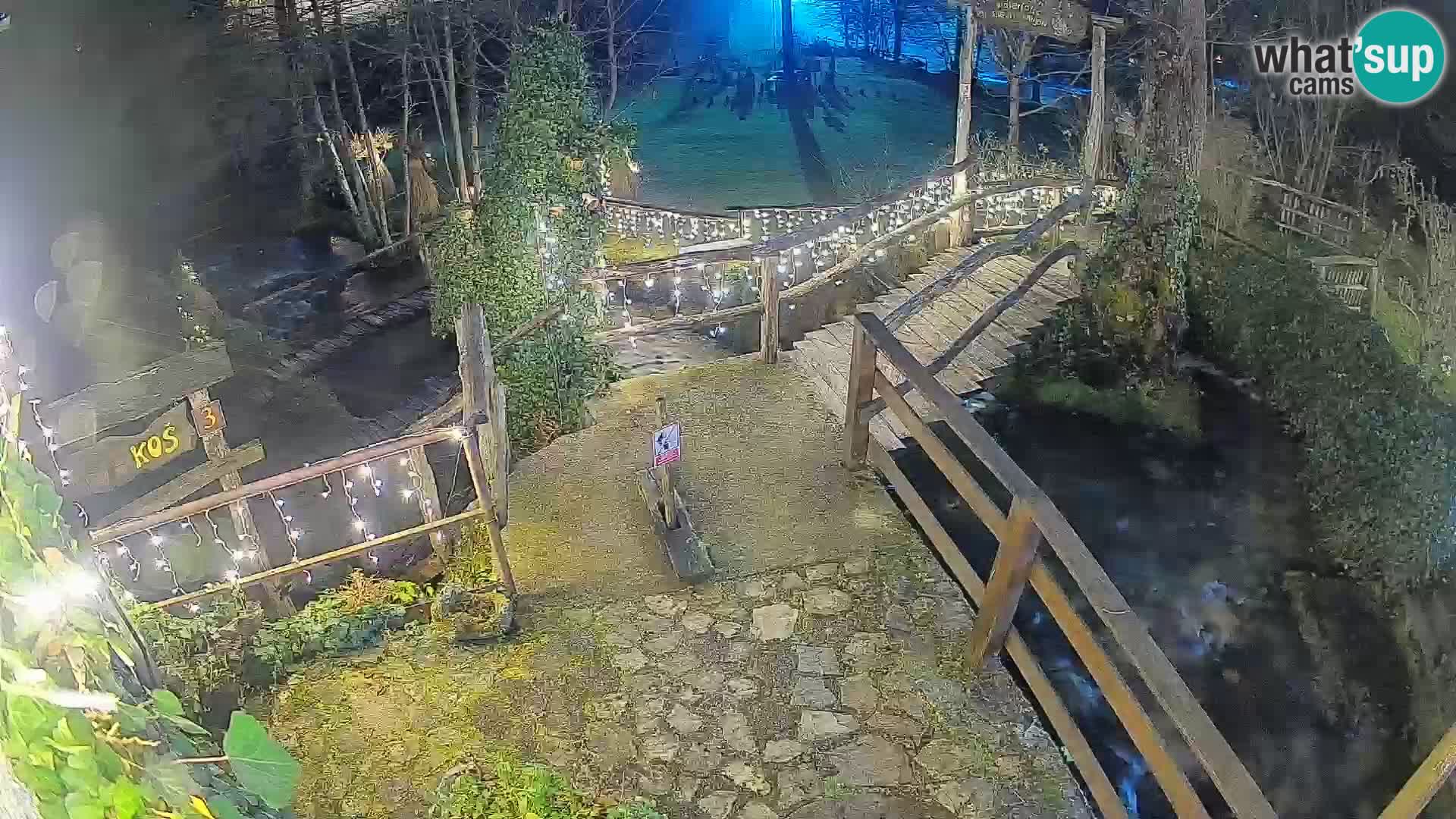 Seen auf dem Fluss Slunjčica in Rastoke