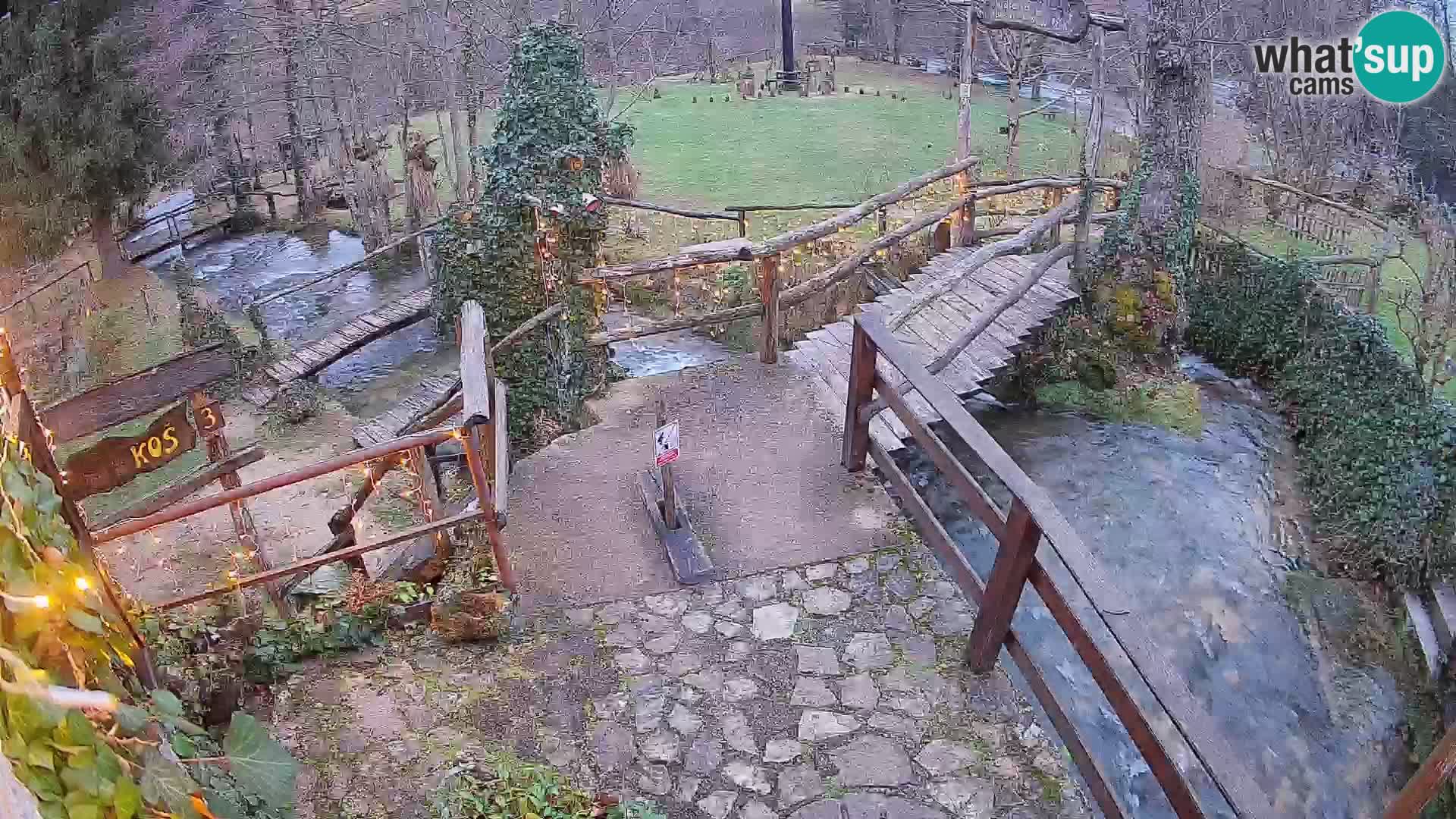 Jezera na reki Slunjčica v Rastokah