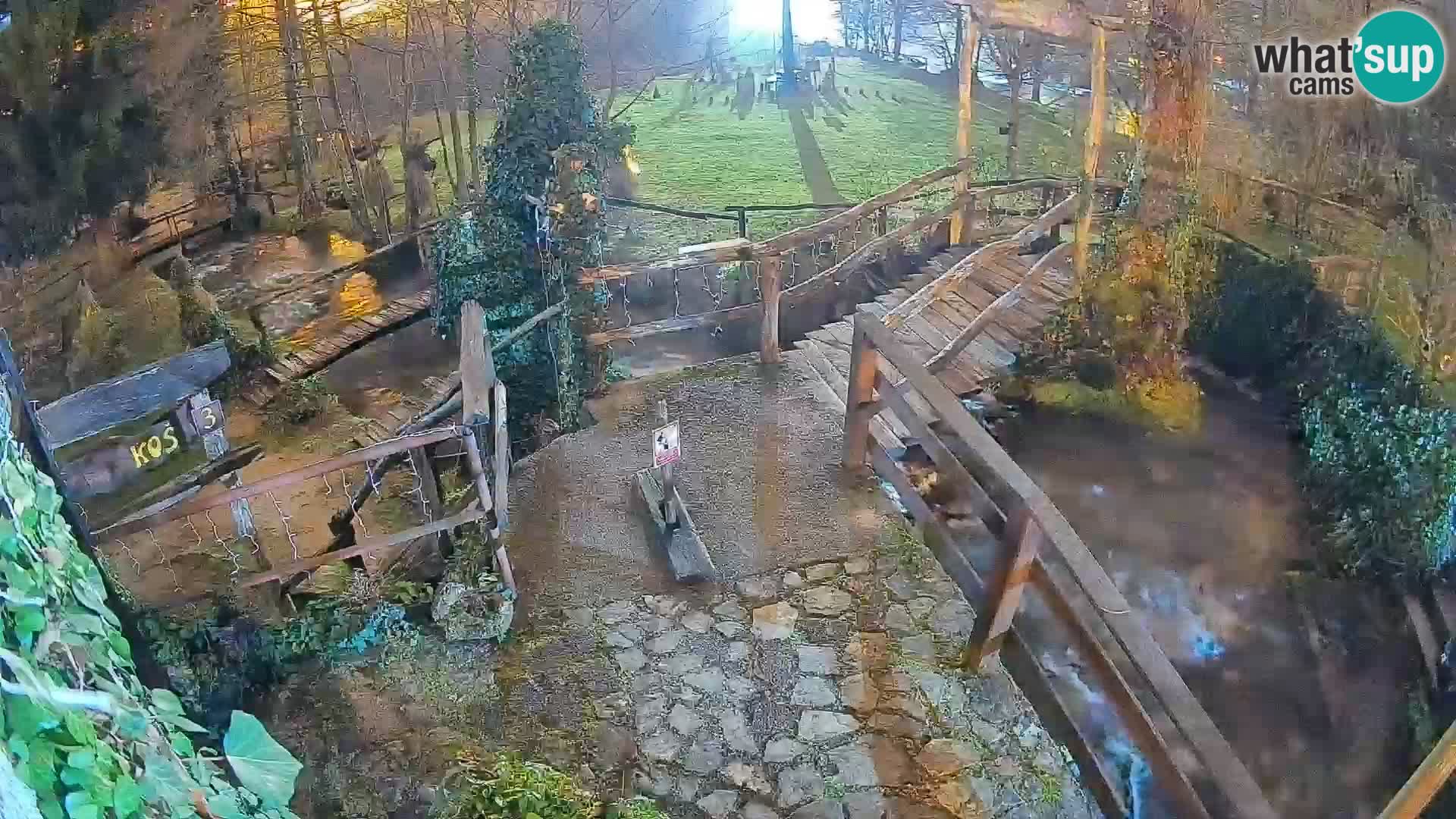 Jezera na reki Slunjčica v Rastokah