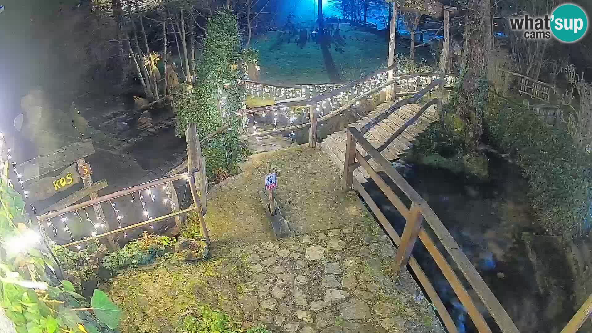 lagos en el río Slunjčica en Rastoke