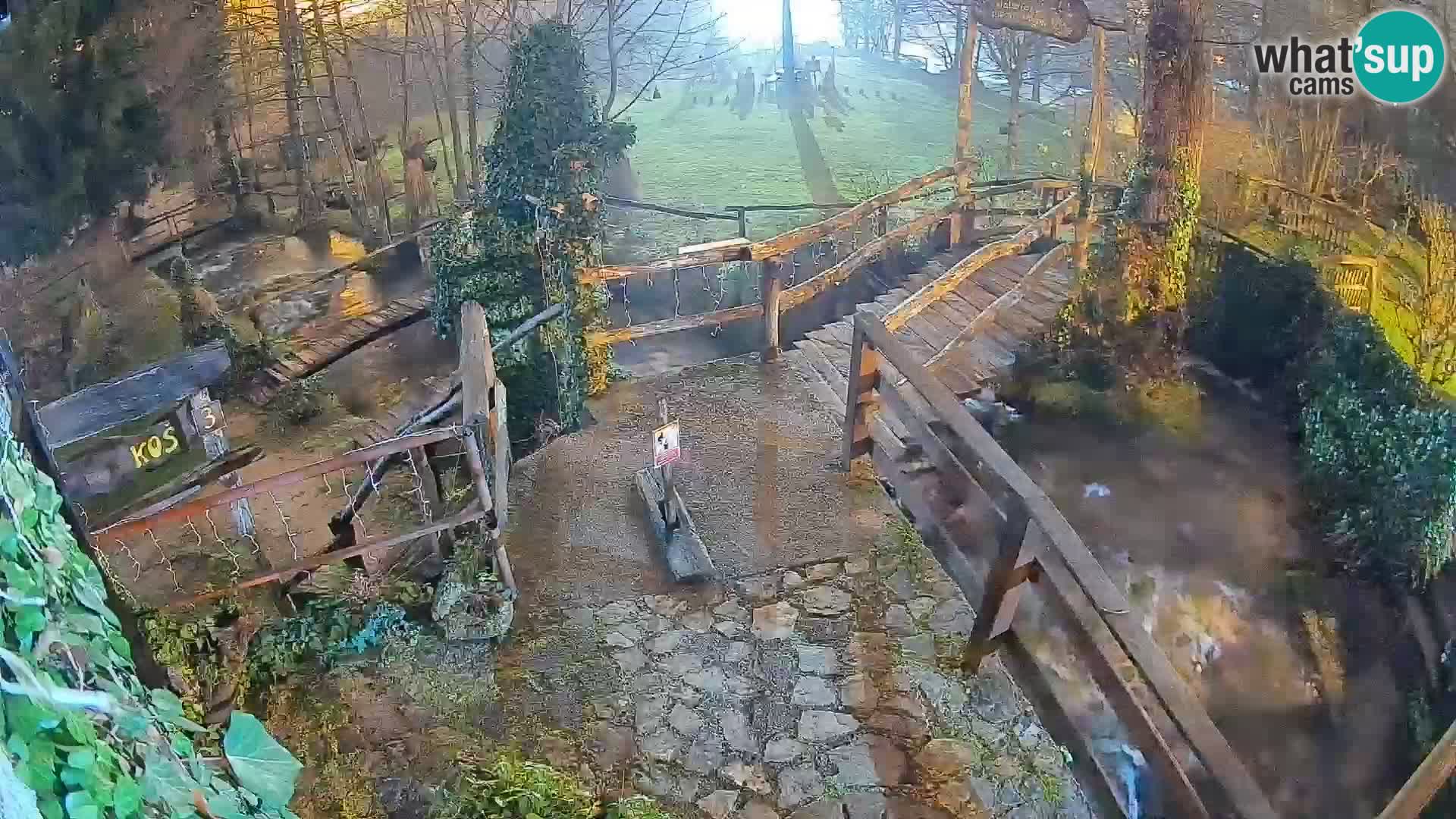 Seen auf dem Fluss Slunjčica in Rastoke