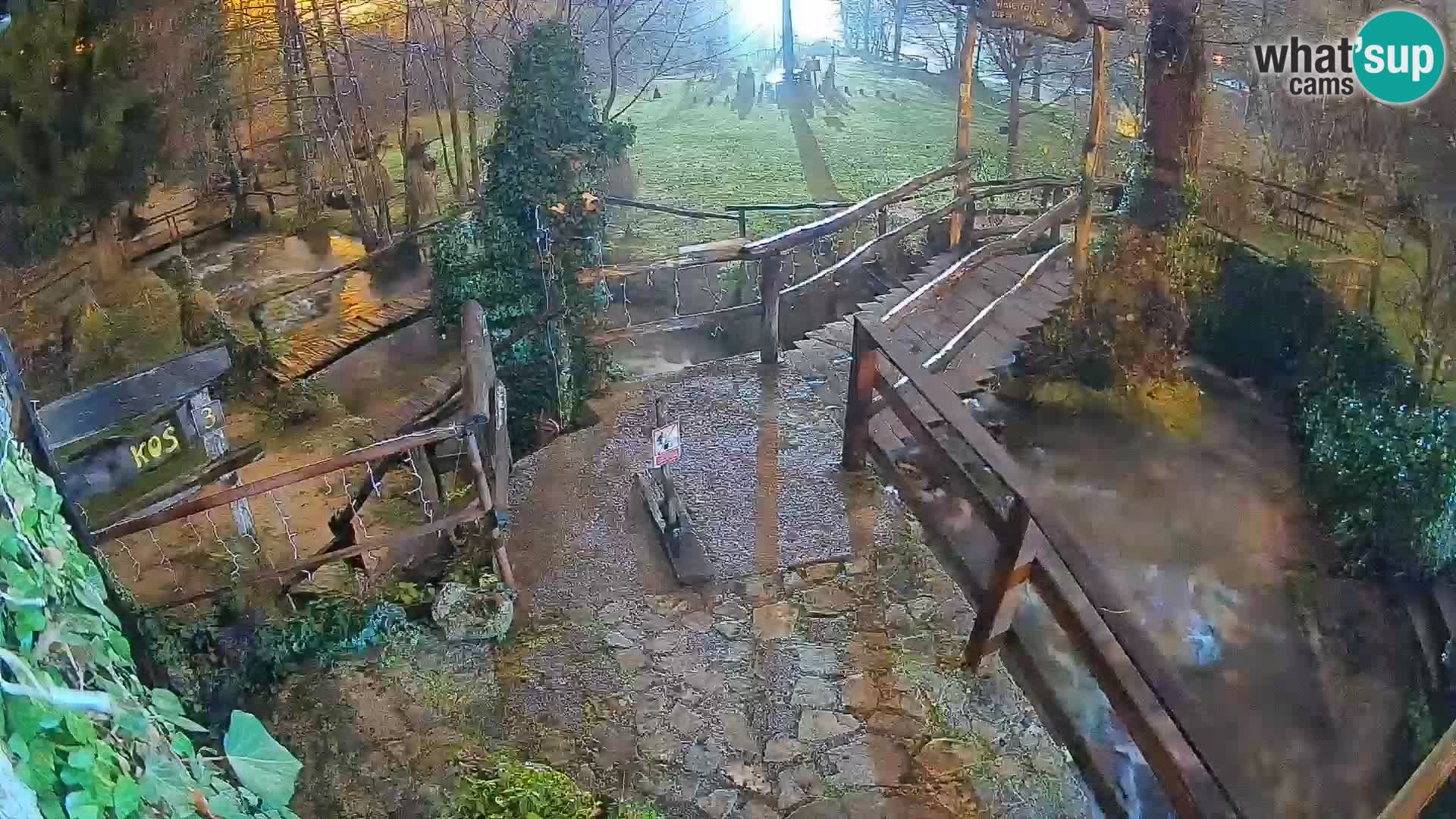 Jezera na reki Slunjčica v Rastokah