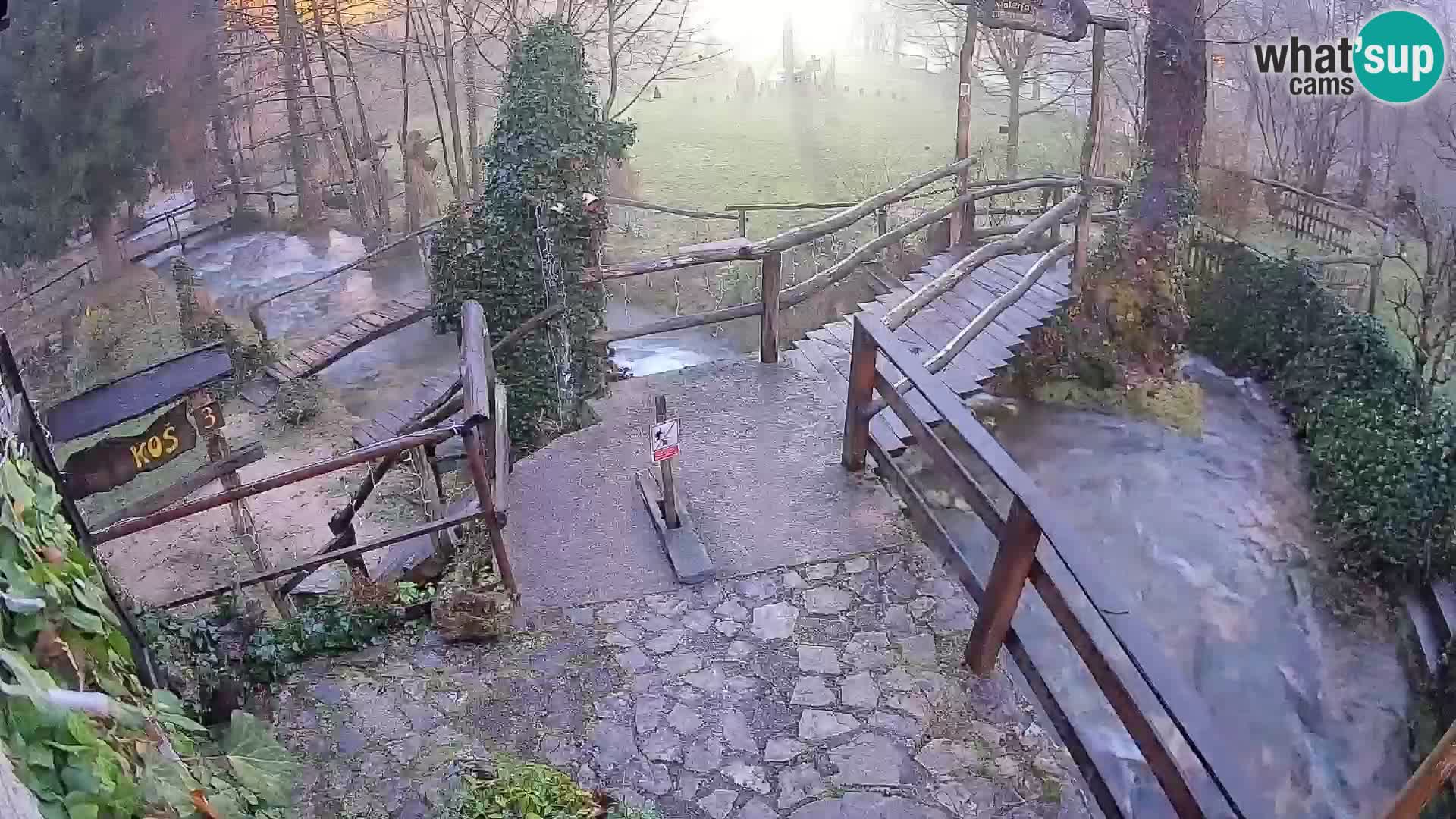 lagos en el río Slunjčica en Rastoke
