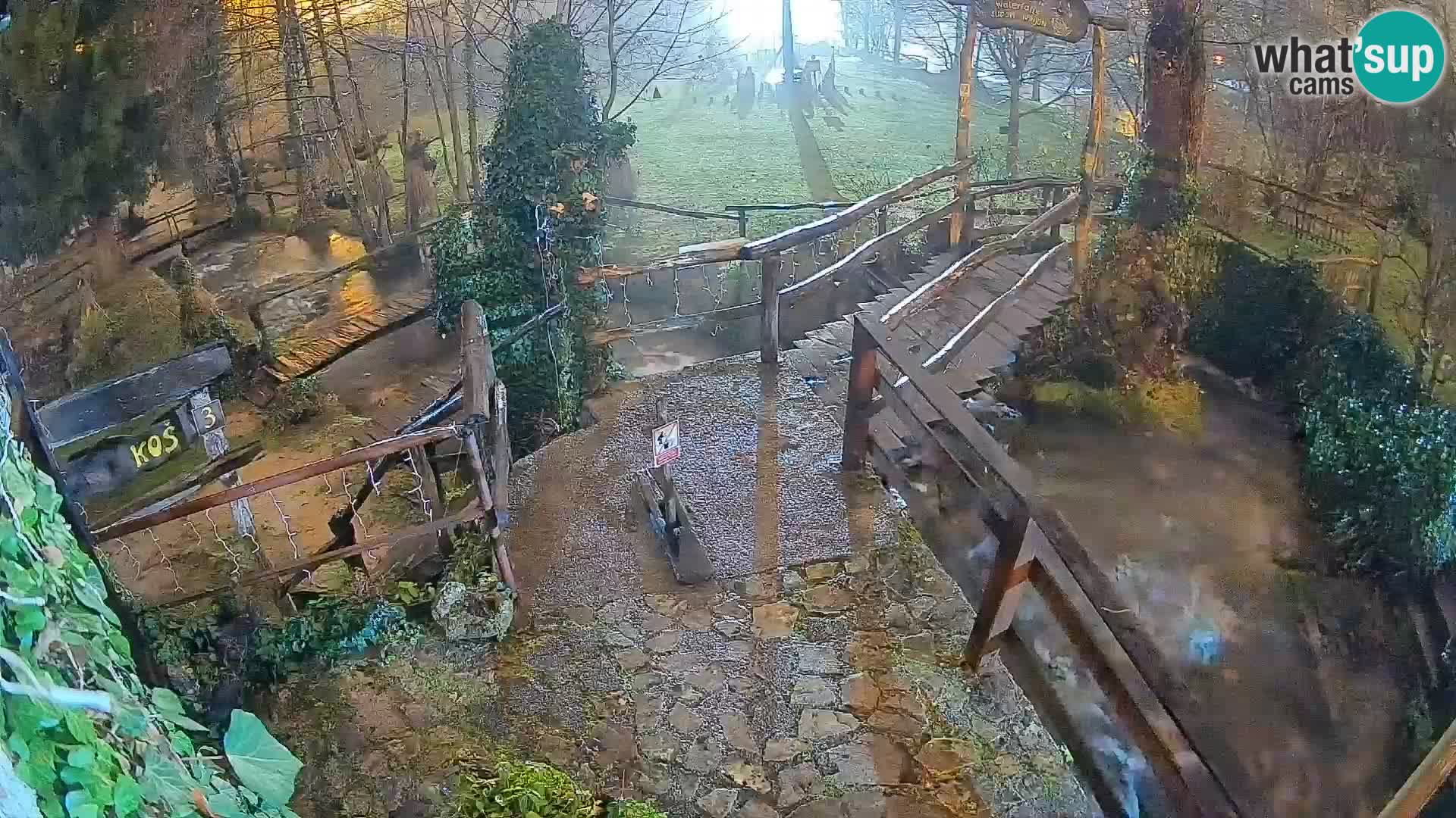 lagos en el río Slunjčica en Rastoke
