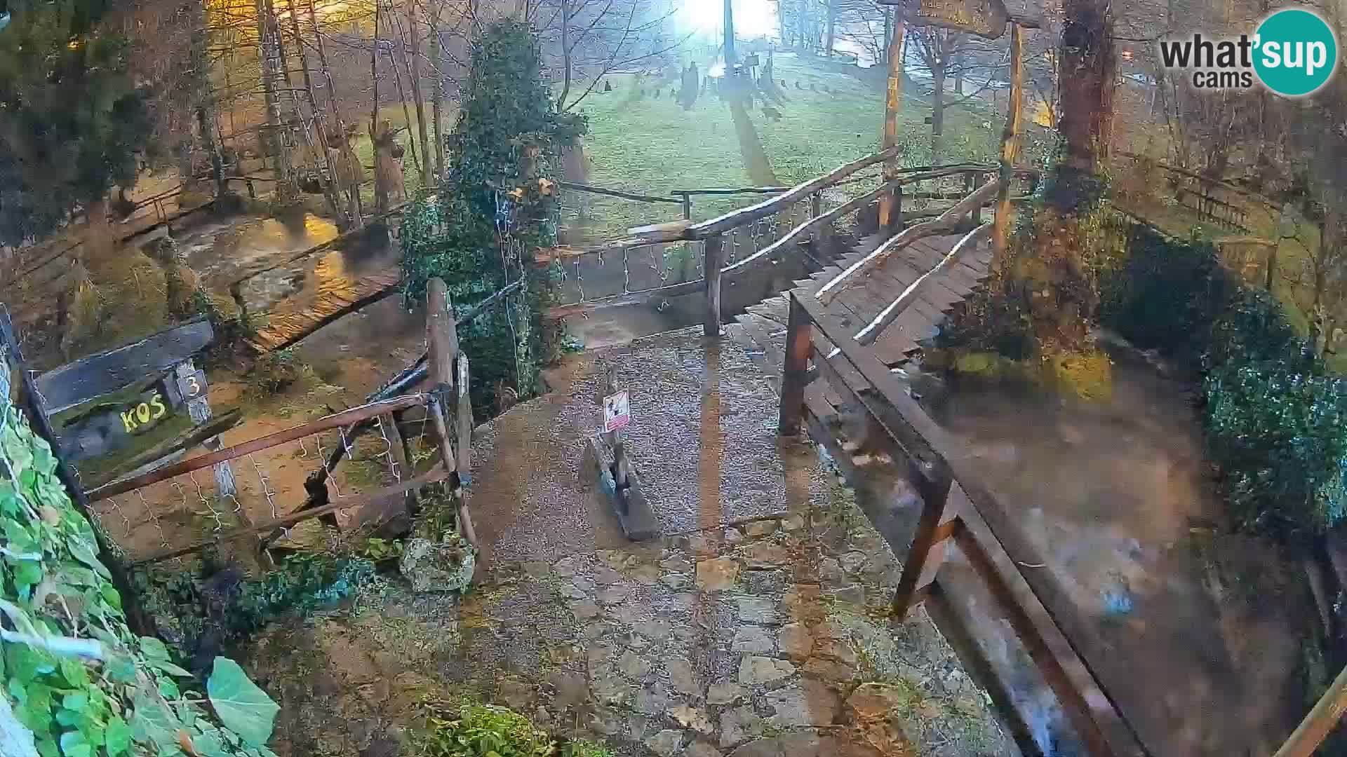 Seen auf dem Fluss Slunjčica in Rastoke