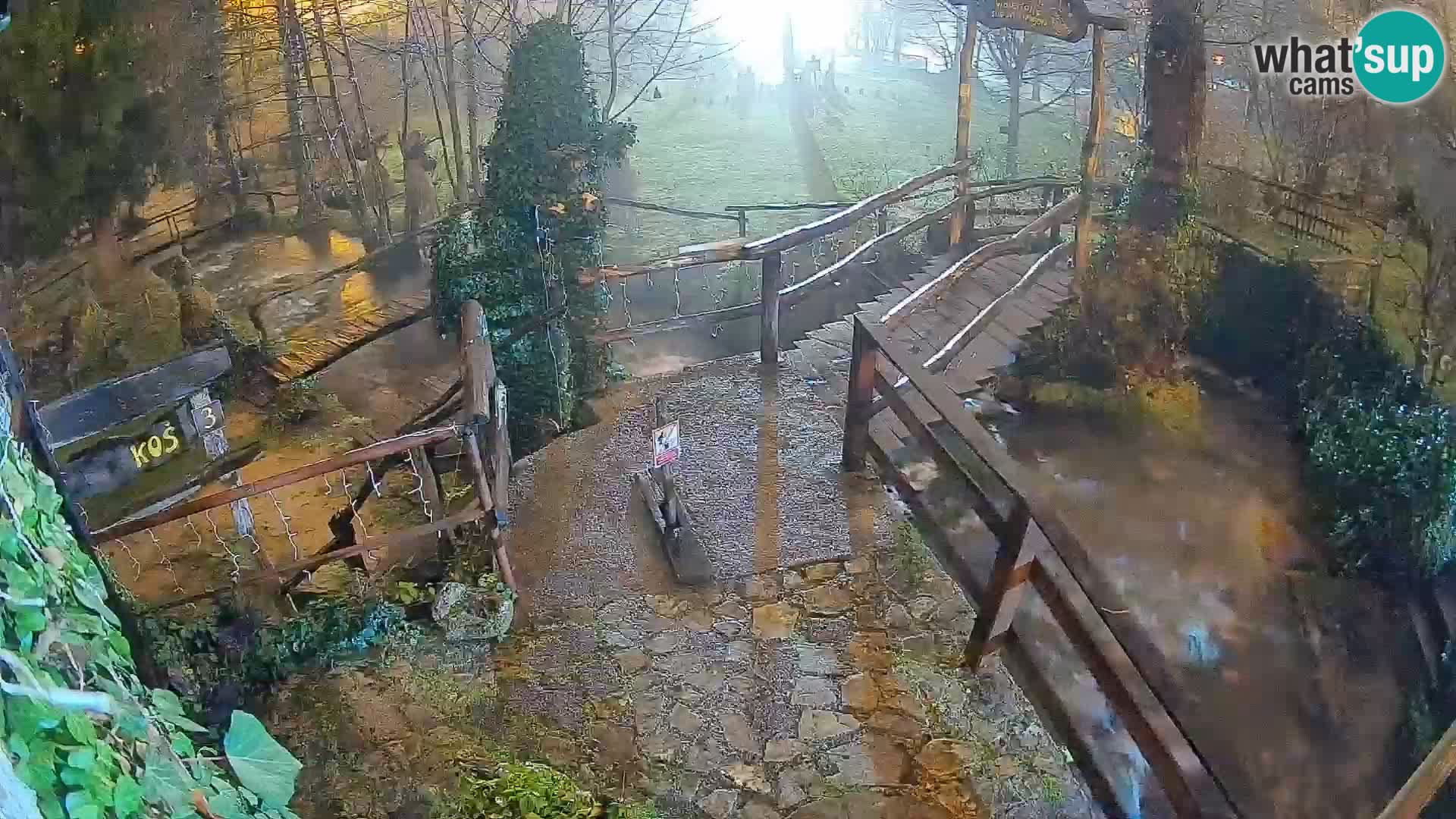 lagos en el río Slunjčica en Rastoke