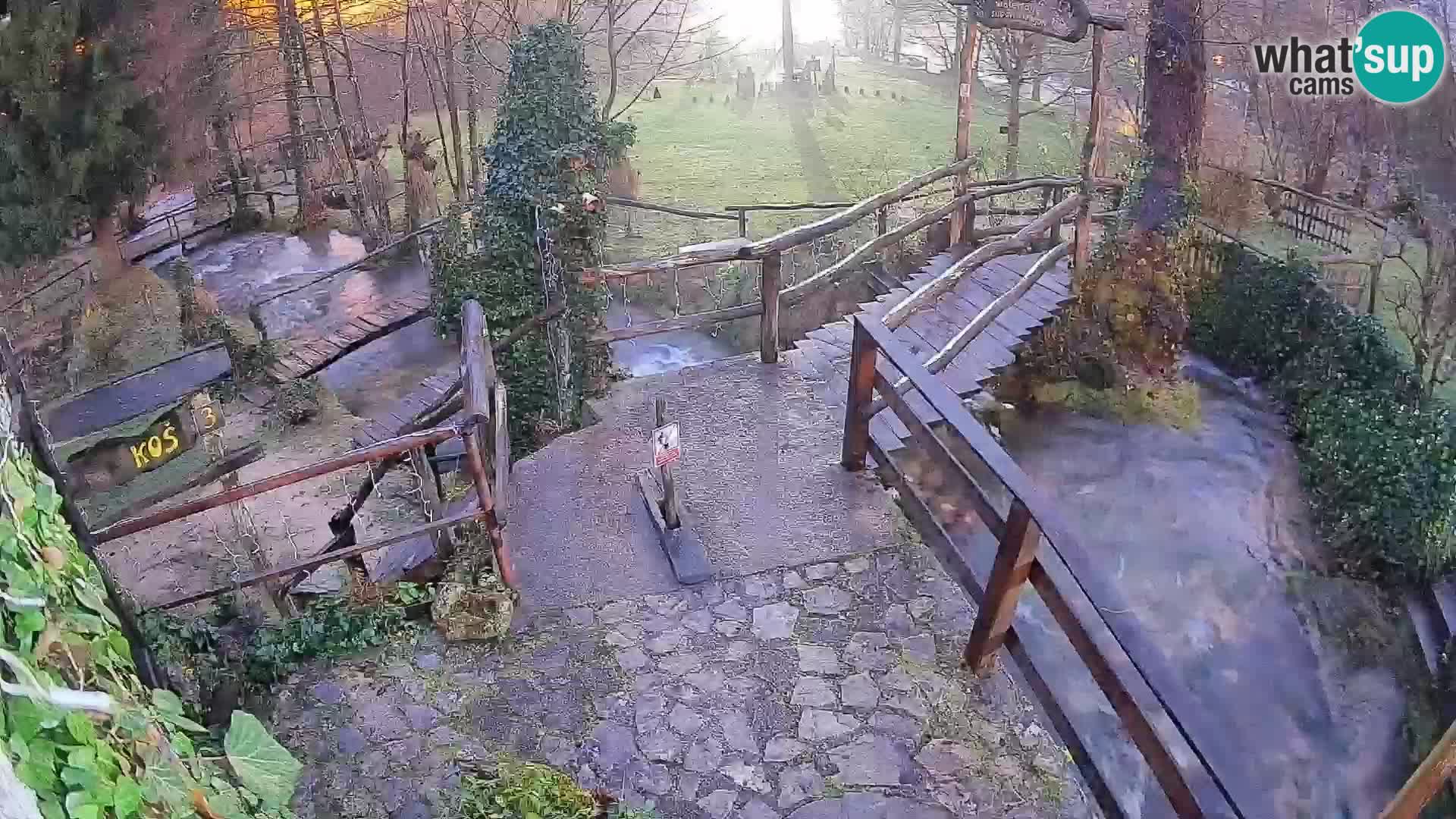 lagos en el río Slunjčica en Rastoke